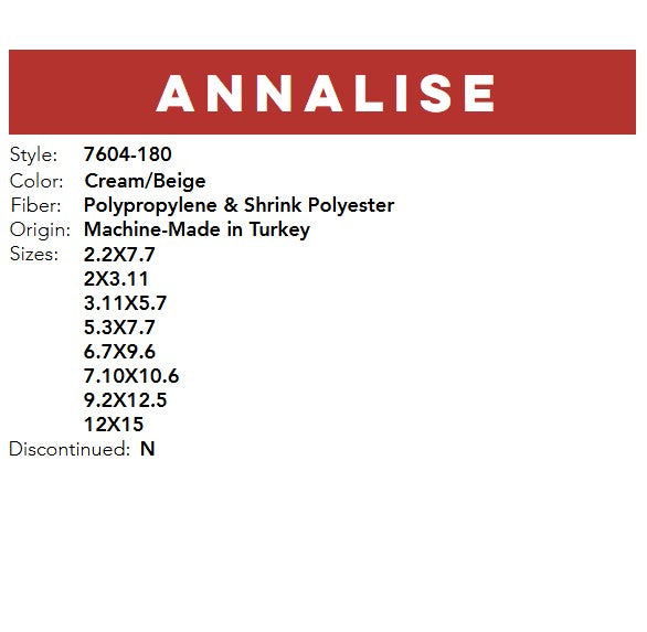 Annalise Cream/Beige