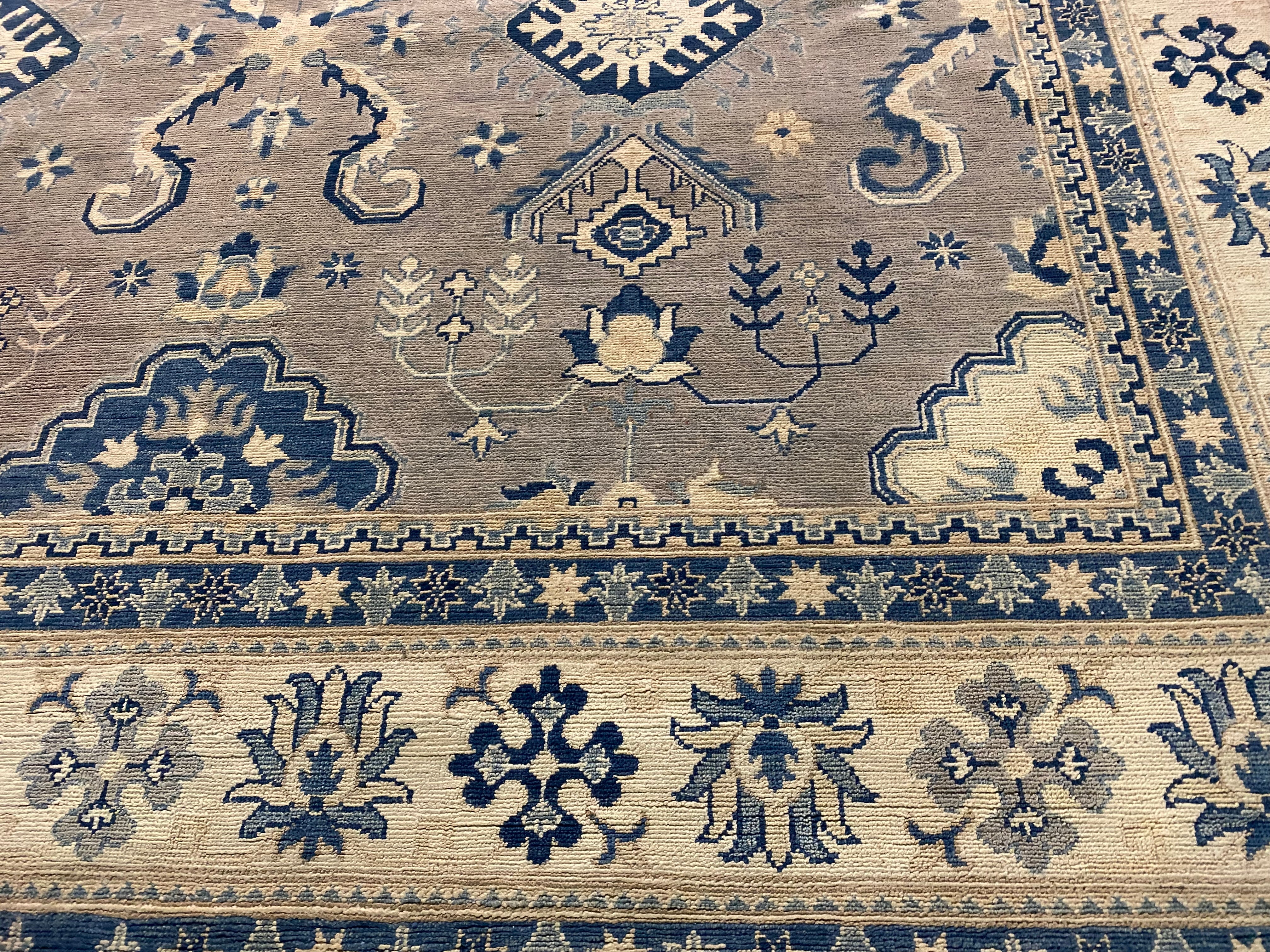 Fine Super Kazak Rug 9'X12'