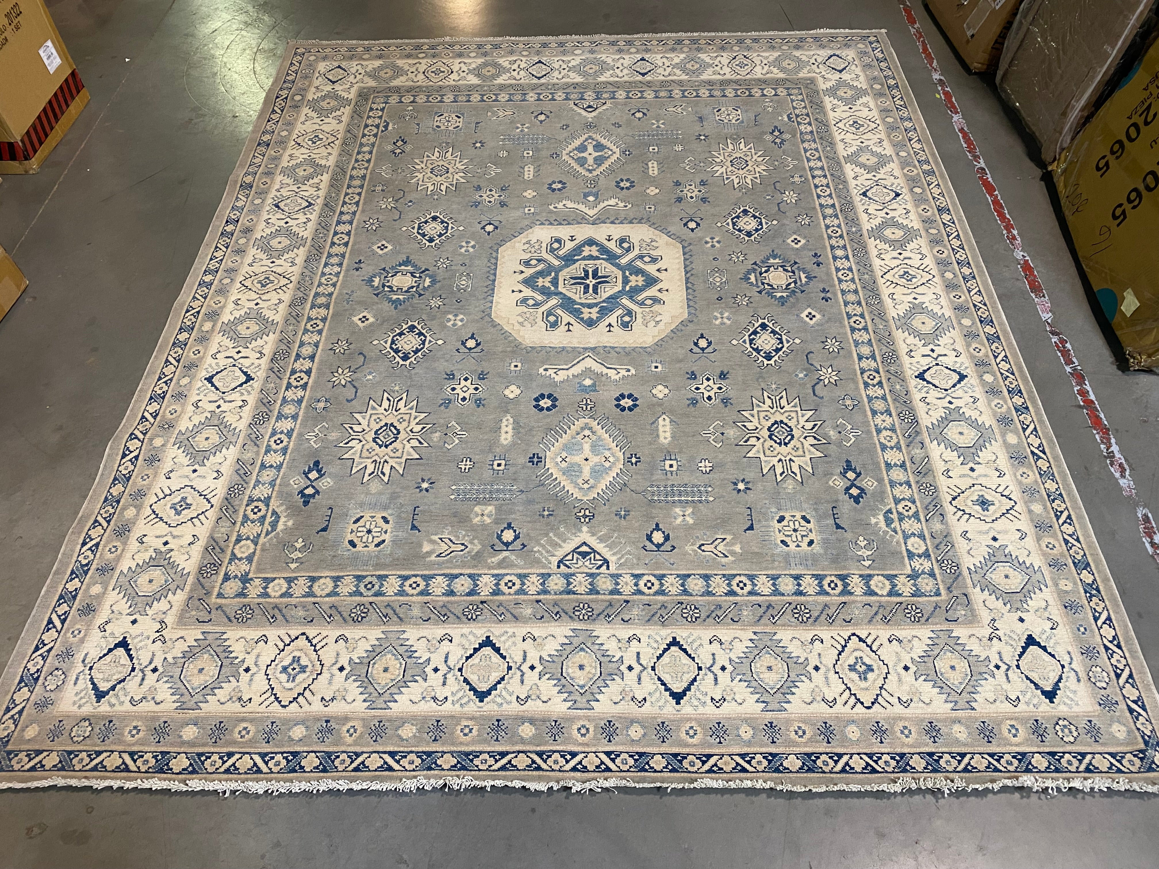 Exquisite Fine Super Kazak Rug 8'.3"X10' 