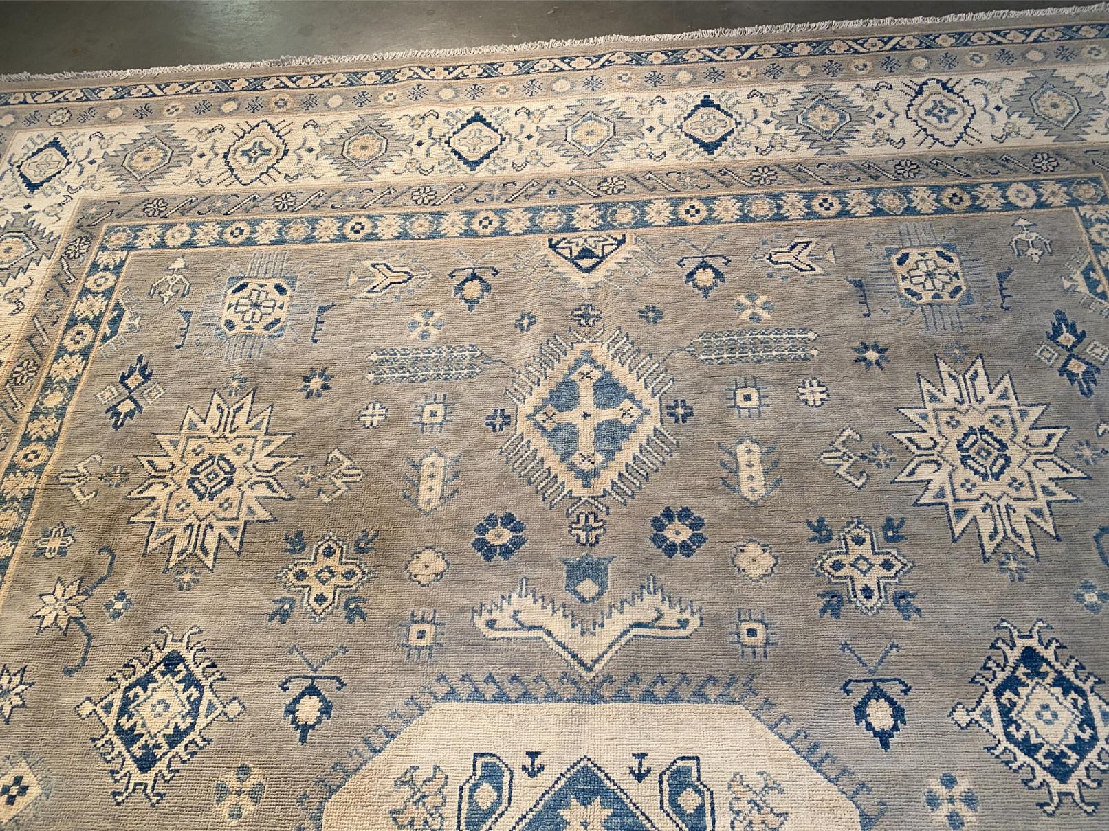 EXQUISITE FINE SUPER KAZAK RUG 8'.3"x10'