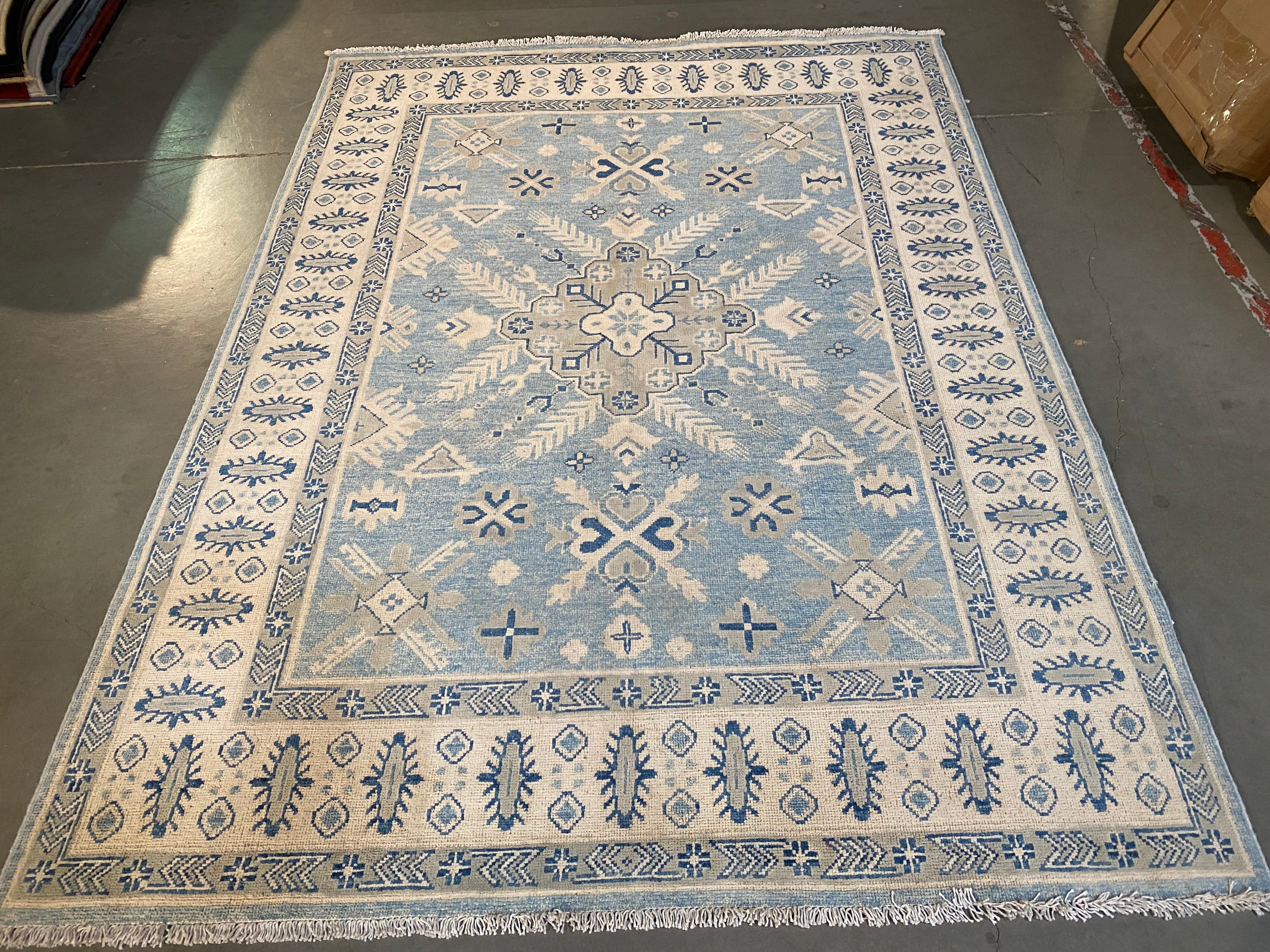 Exquisite Super Kazak Rug   4'.9"X6'.6"