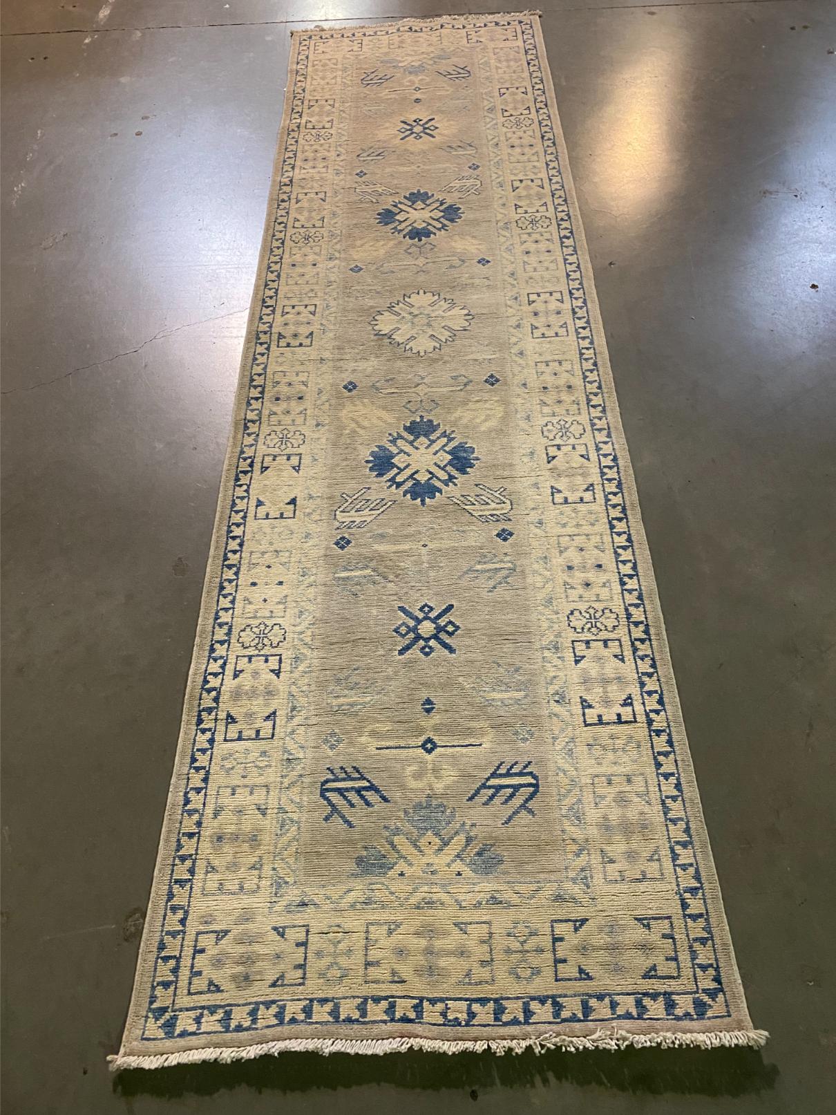 FINE SUPER KAZAK RUNNER 2'.8"x9'.9"