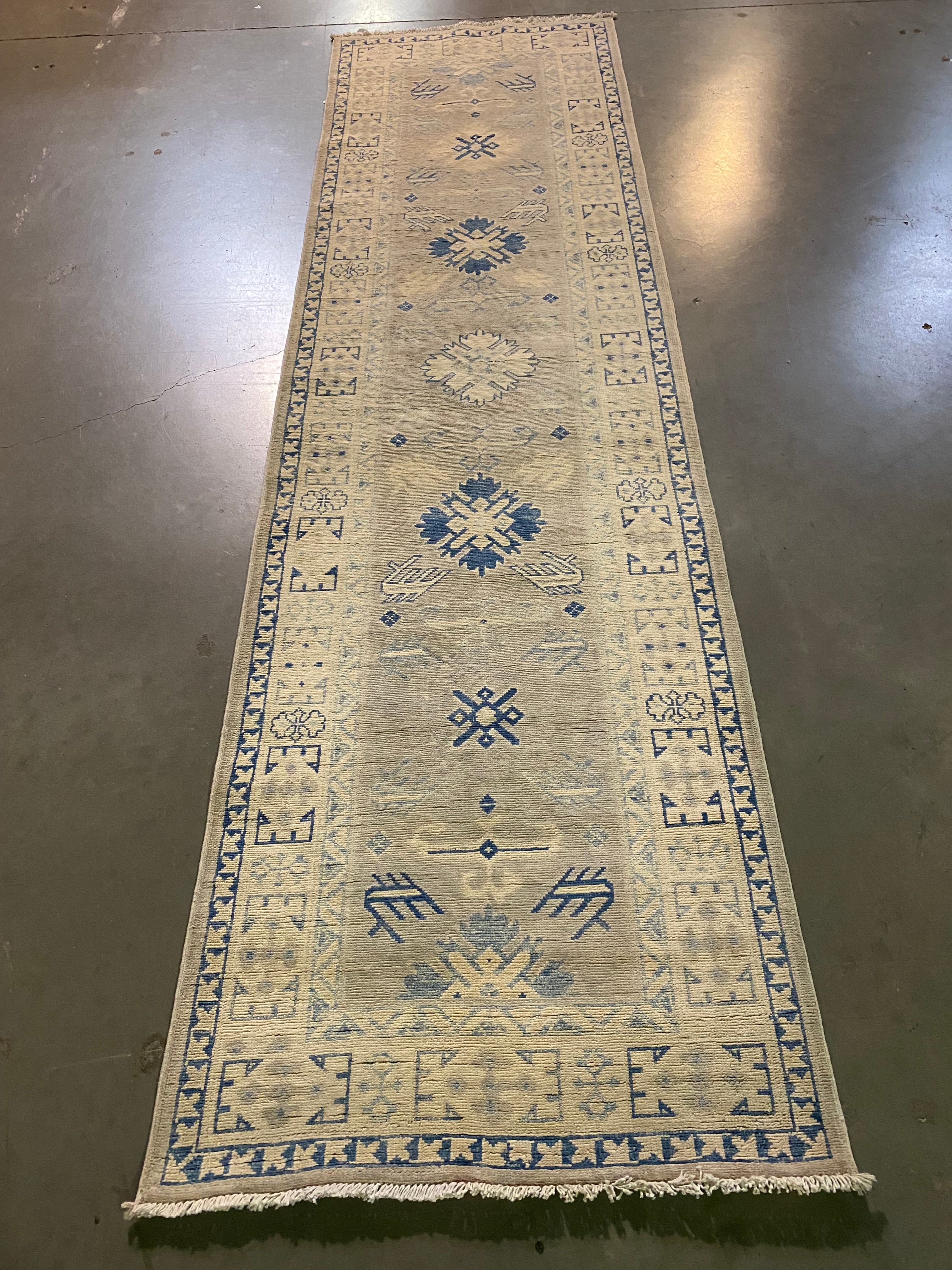  Fine Super Kazak Runner 2'.8"X9'.9"