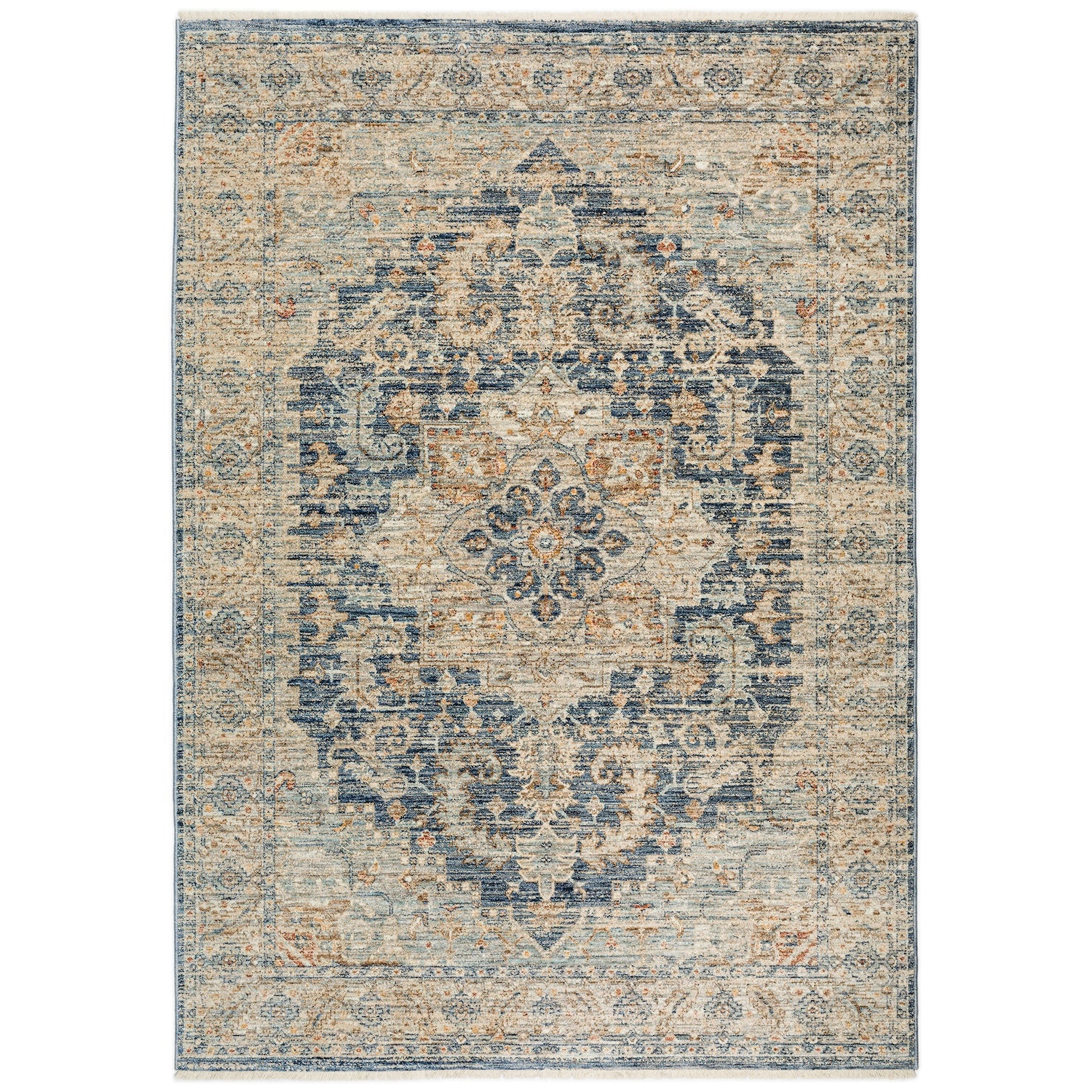 Bergama BE3 Navy Area Rug