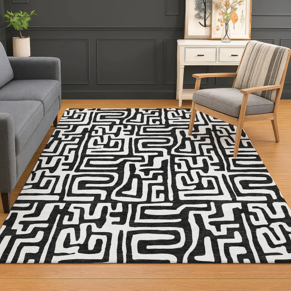 The Reserve TR1 Black Rug