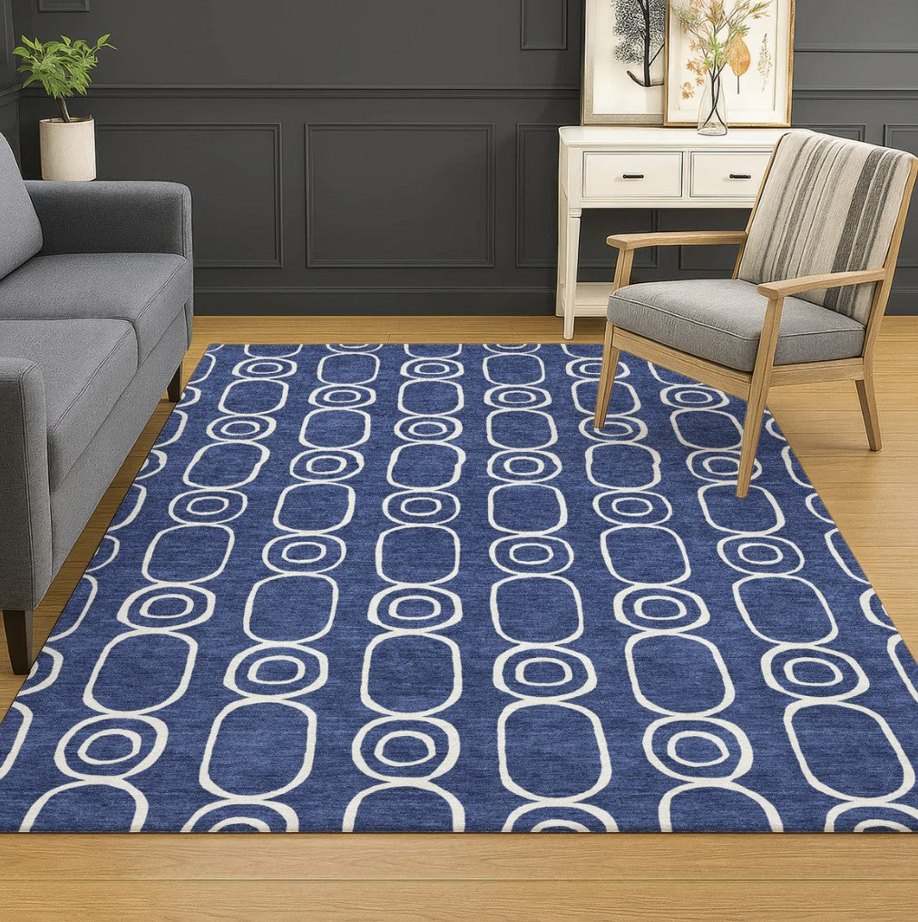 The Reserve TR6 Navy Rug
