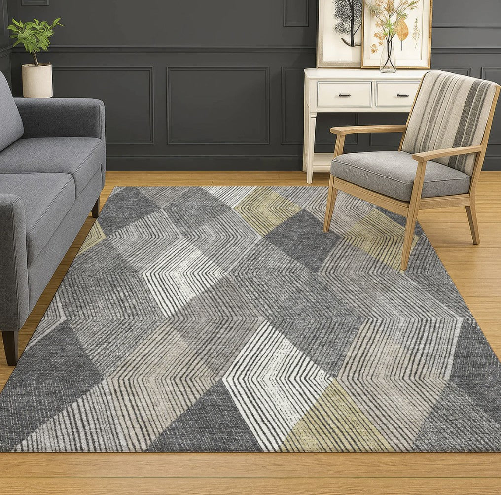 The Reserve TR11 Charcoal Rug