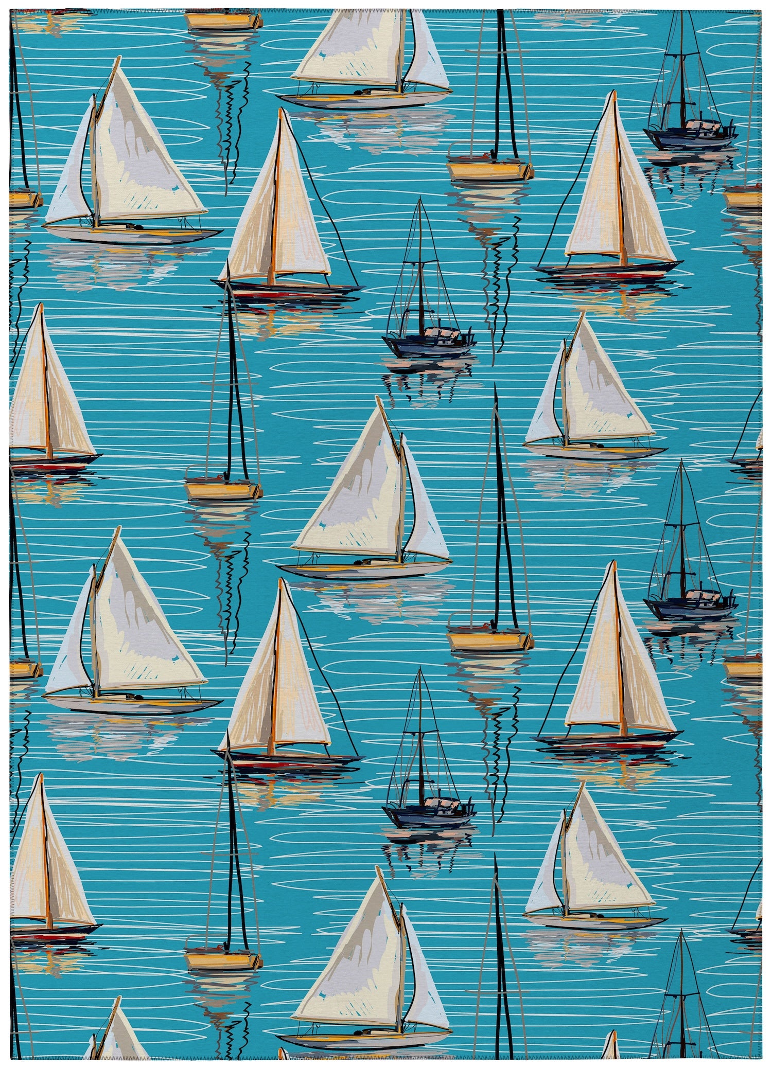 Harbor HA8 Teal Area Rug