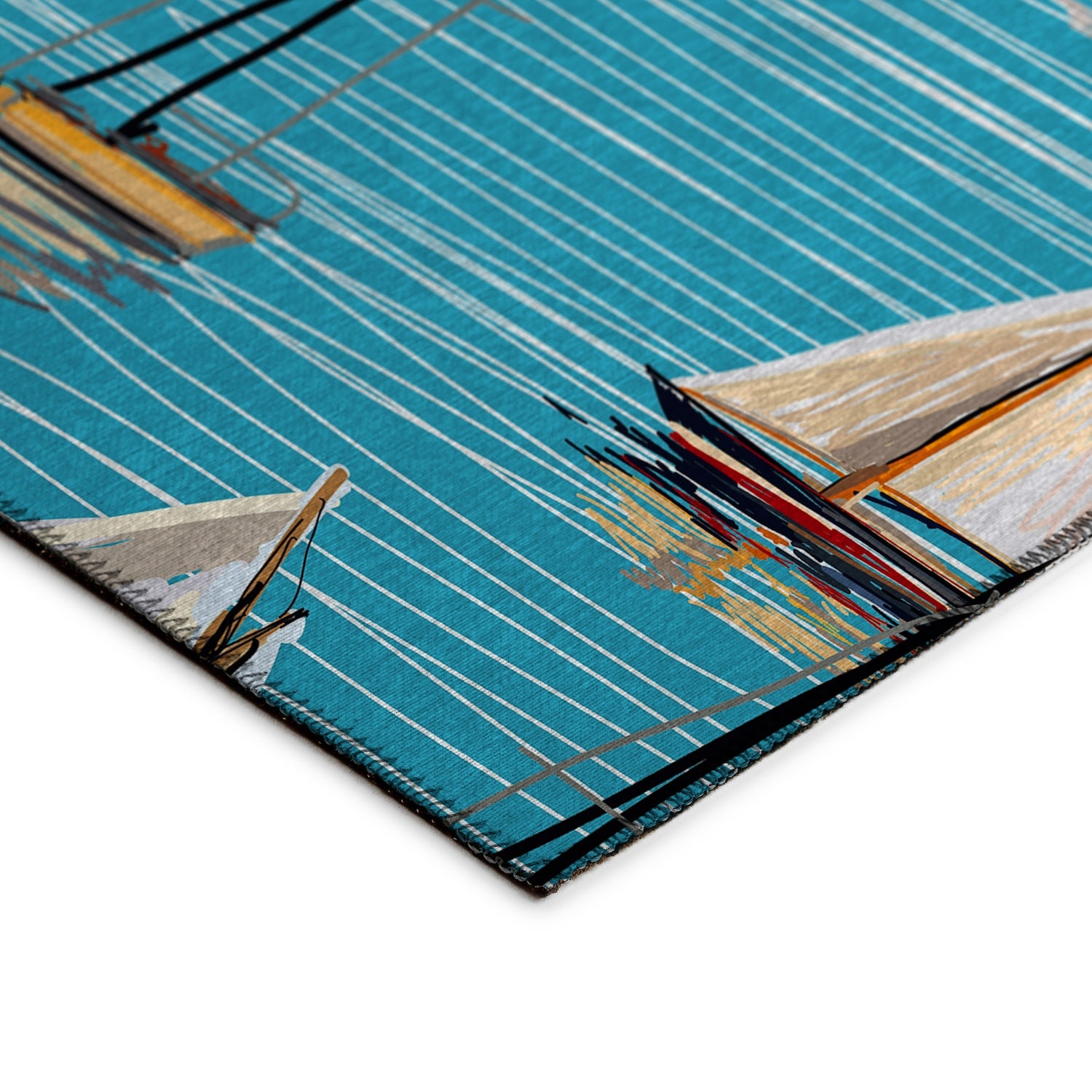 Harbor HA8 Teal Area Rug