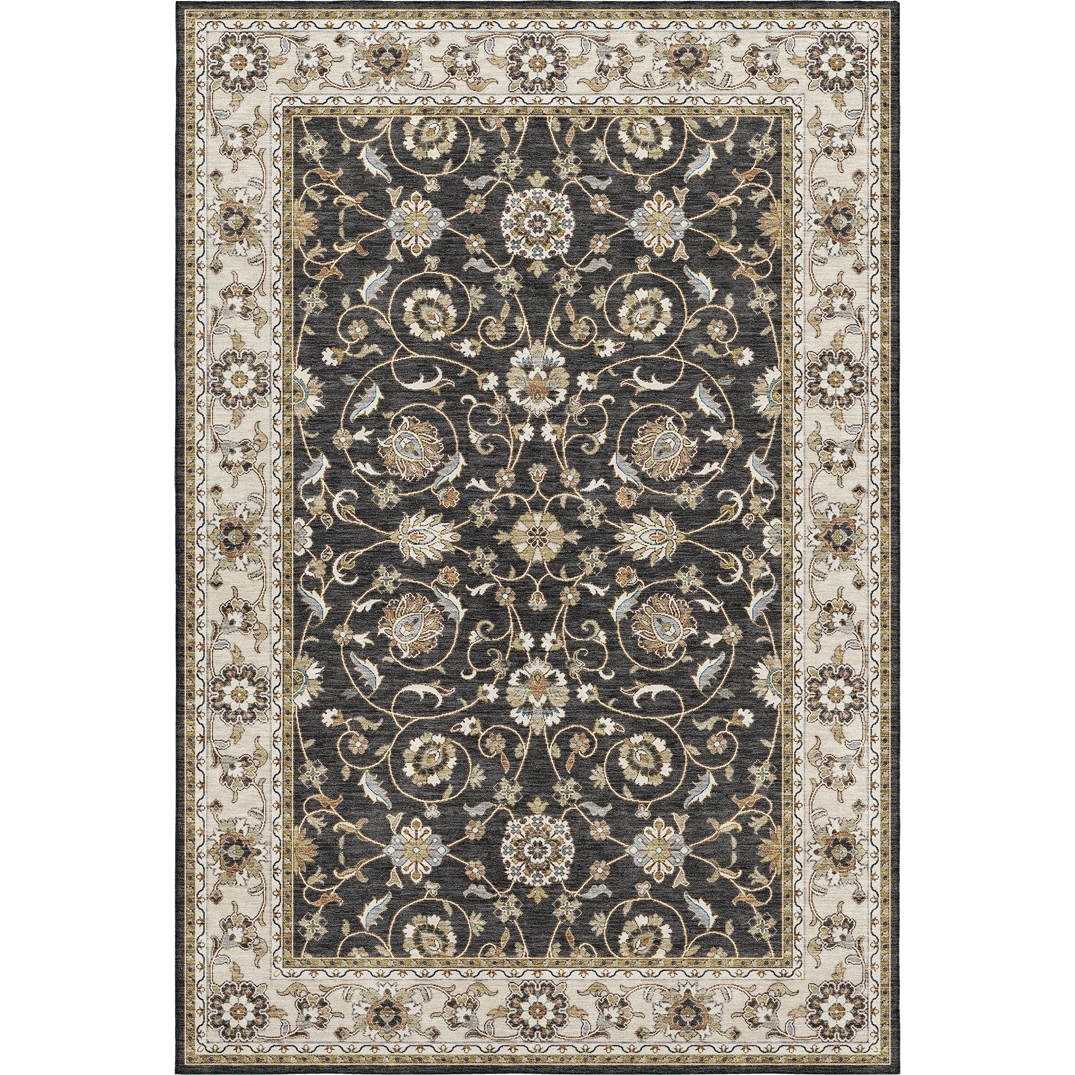 Hatay HY1 Black Area Rug