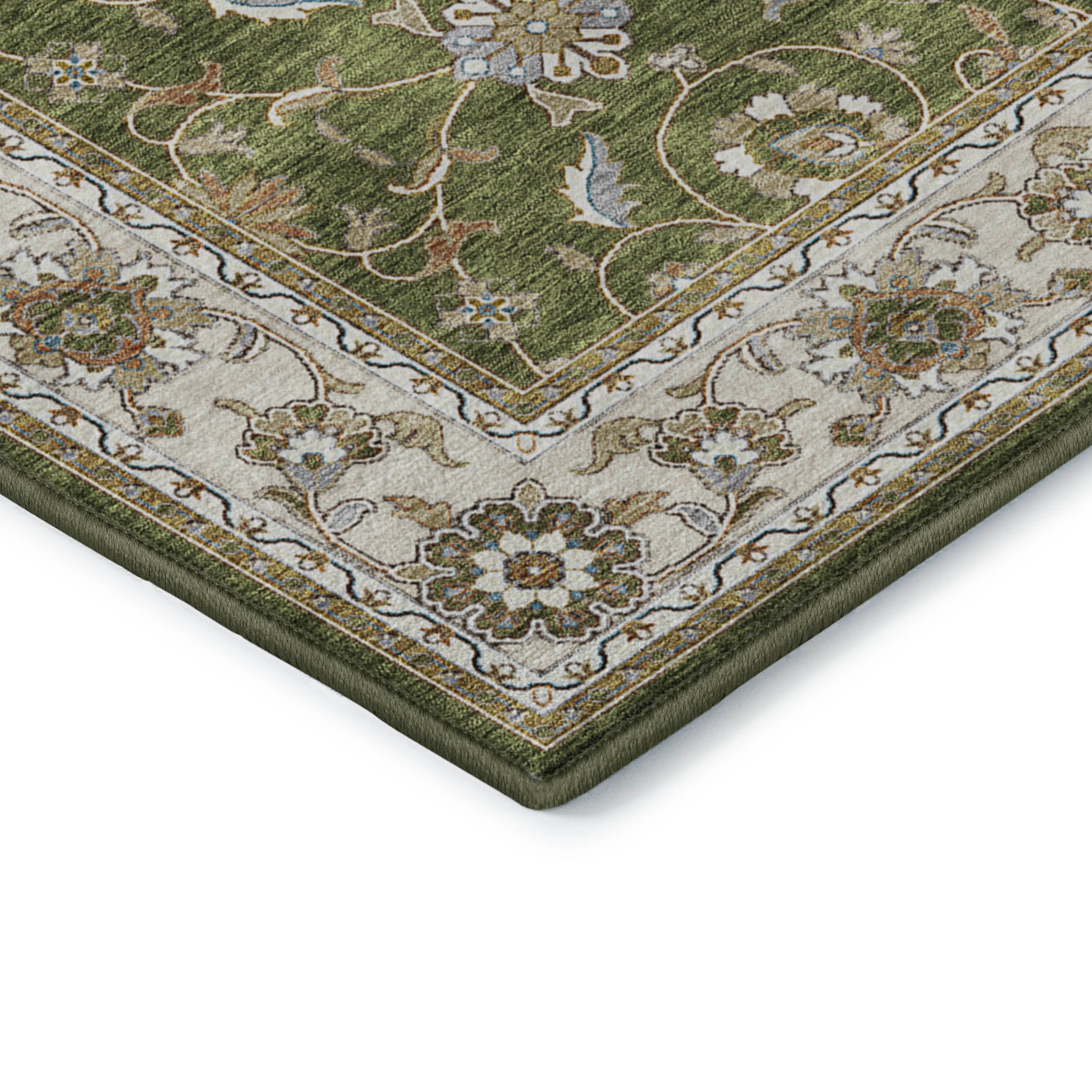 Hatay HY1 Olive Area Rug