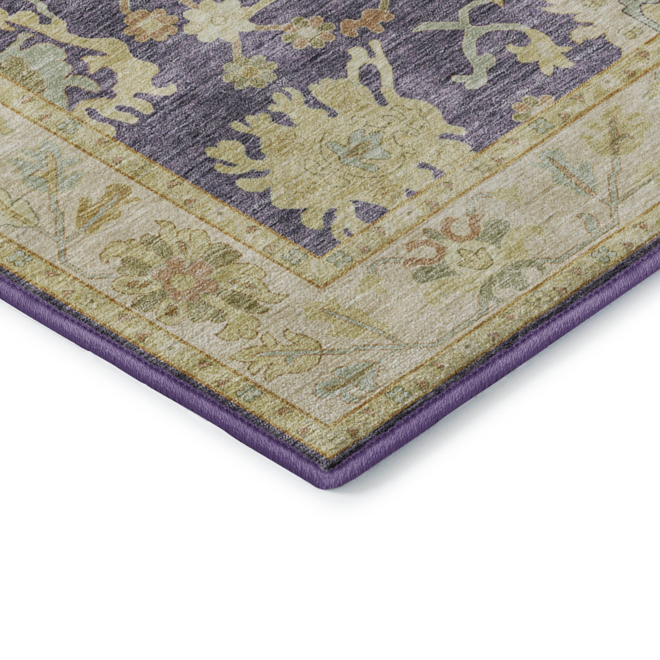 Hatay HY2 Eggplant Area Rug