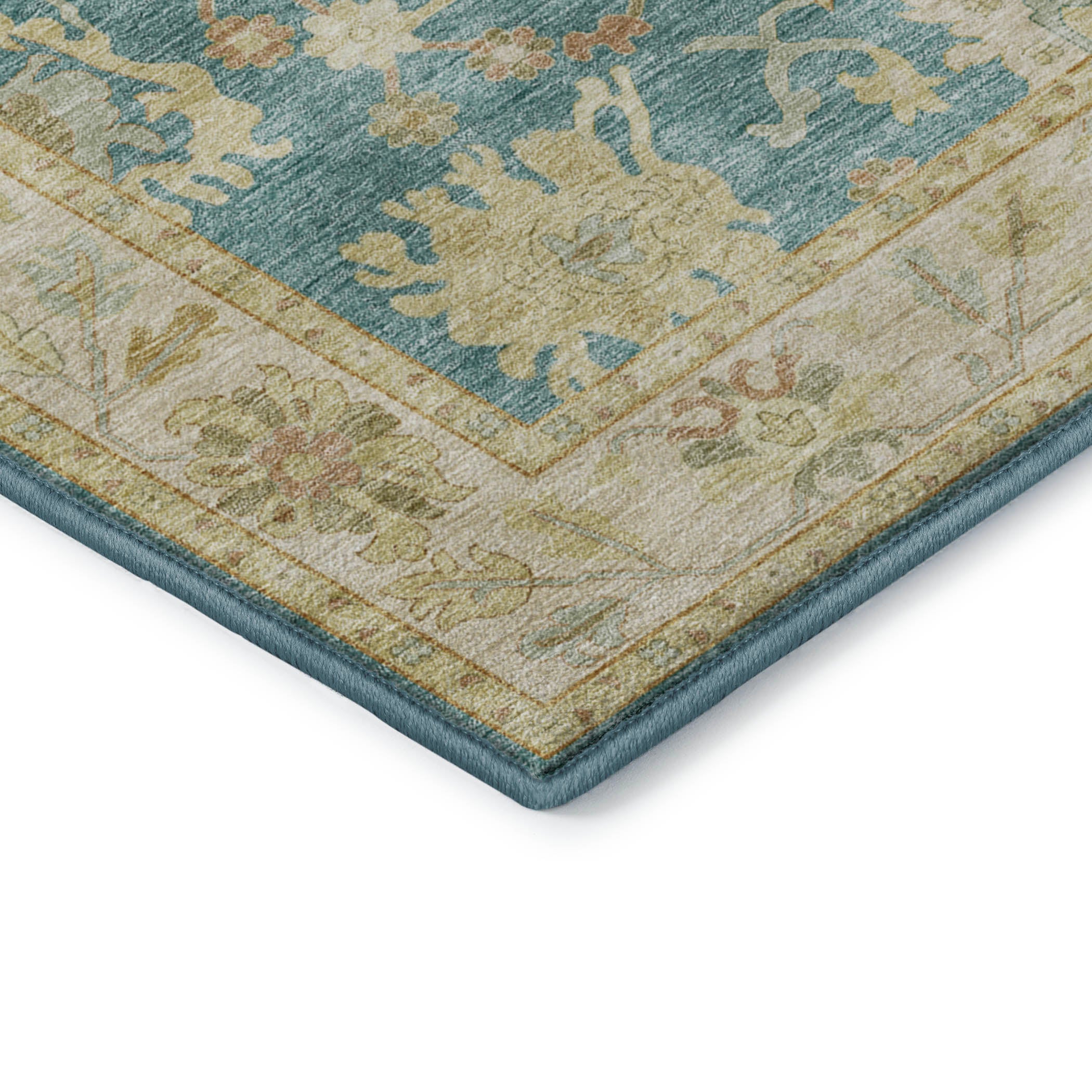 Hatay HY2 Teal Area Rug