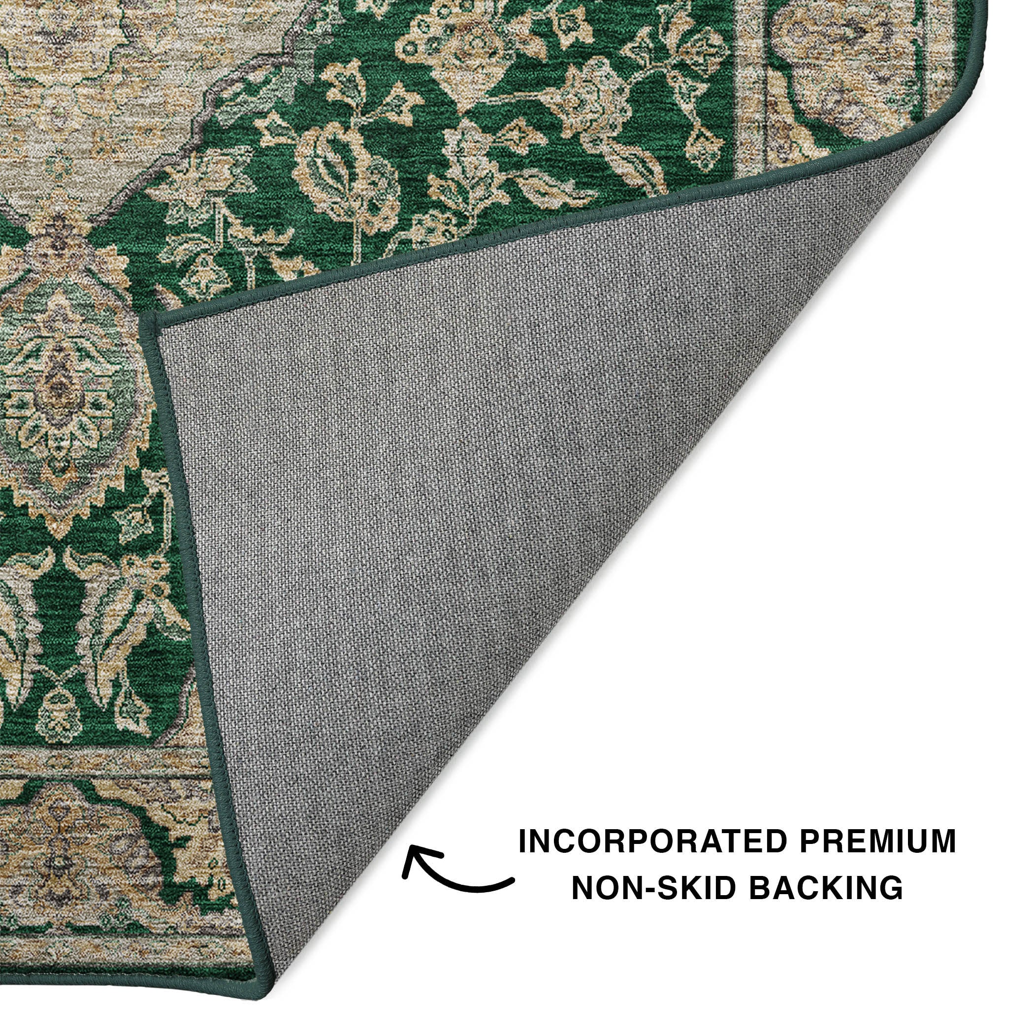 Hatay HY3 Emerald Area Rug