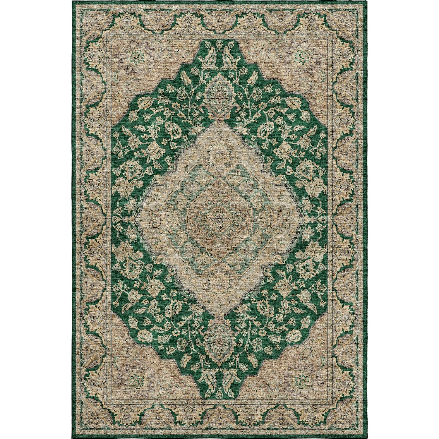 Hatay HY3 Emerald Area Rug