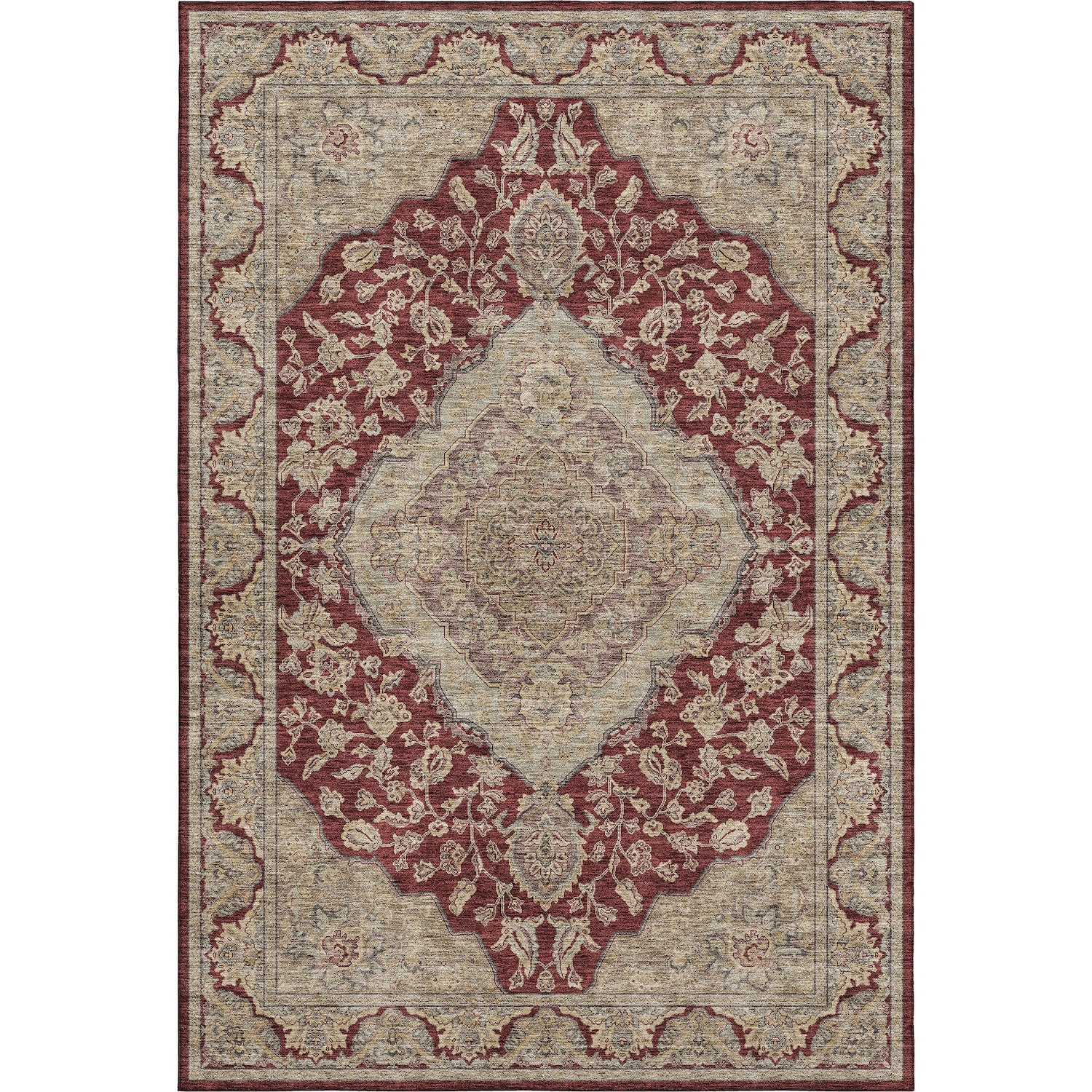 Hatay HY3 Garnet Area Rug