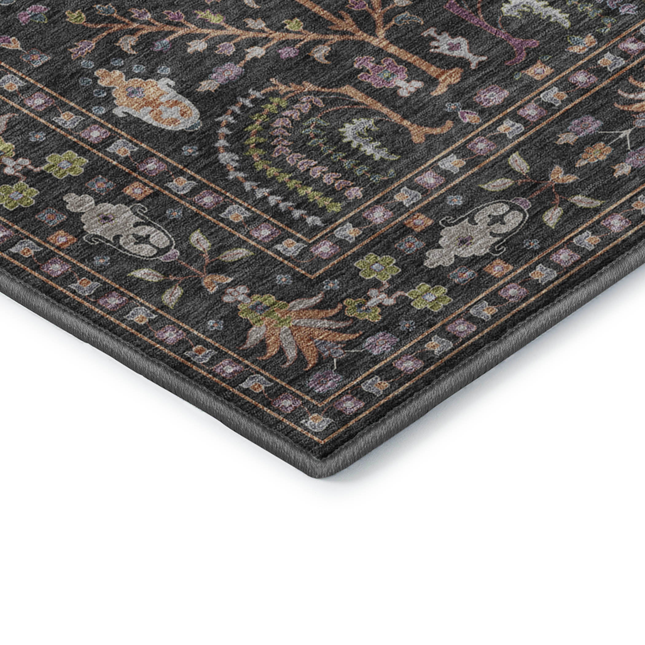 Hatay HY5 Black Area Rug