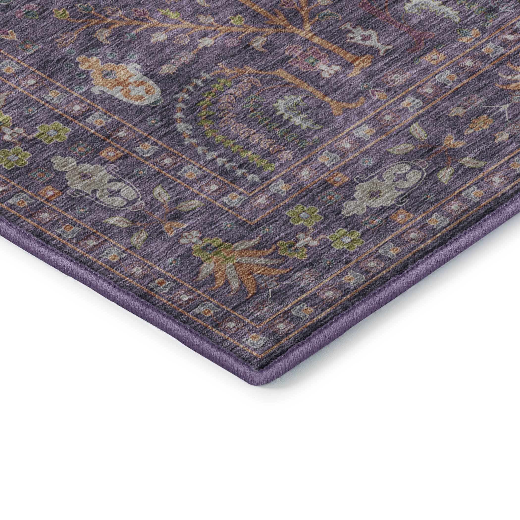 Hatay HY5 Eggplant Area Rug