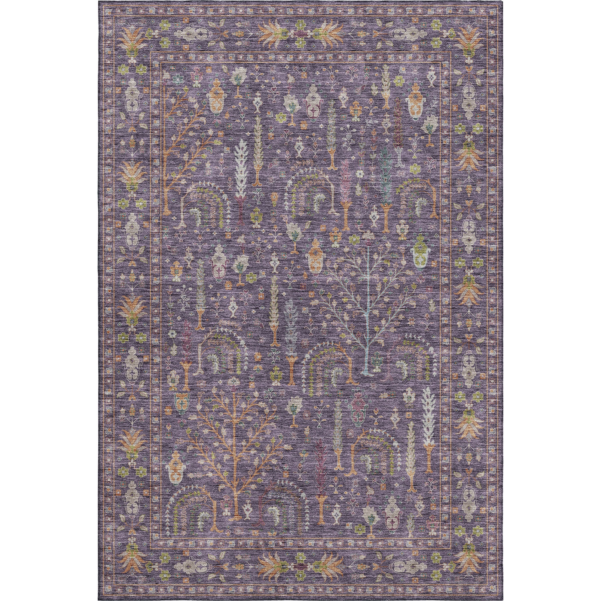 Hatay HY5 Eggplant Area Rug