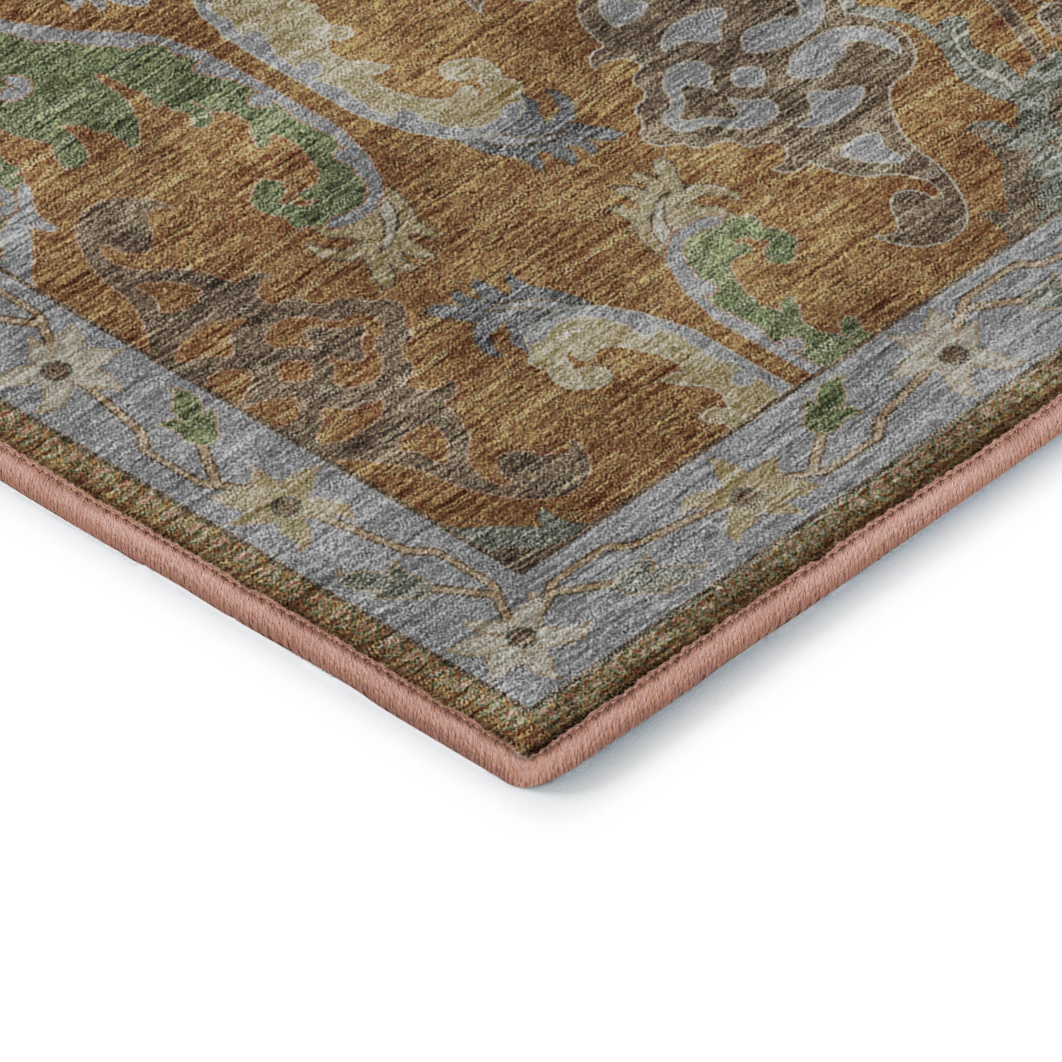 Hatay HY6 Copper Area Rug