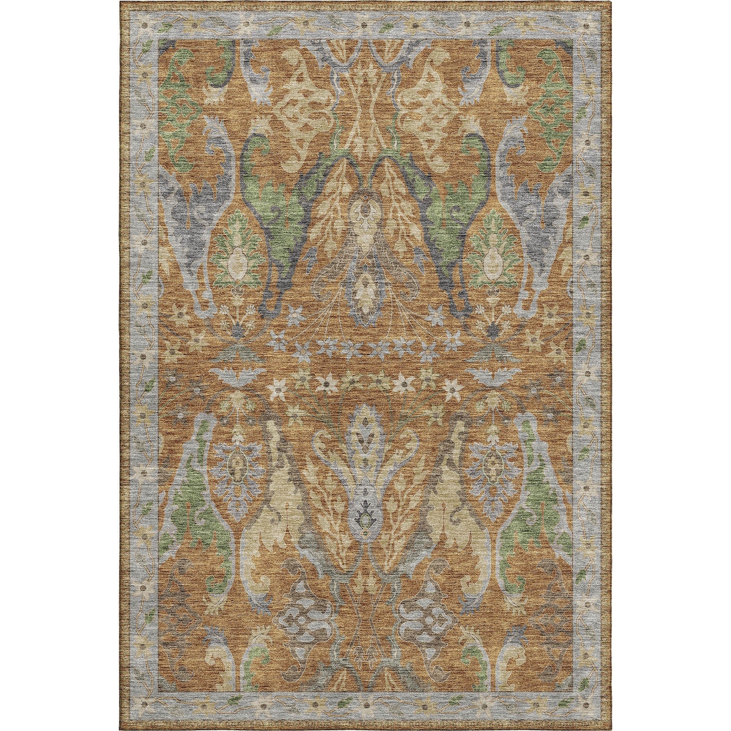 Hatay HY6 Copper Area Rug