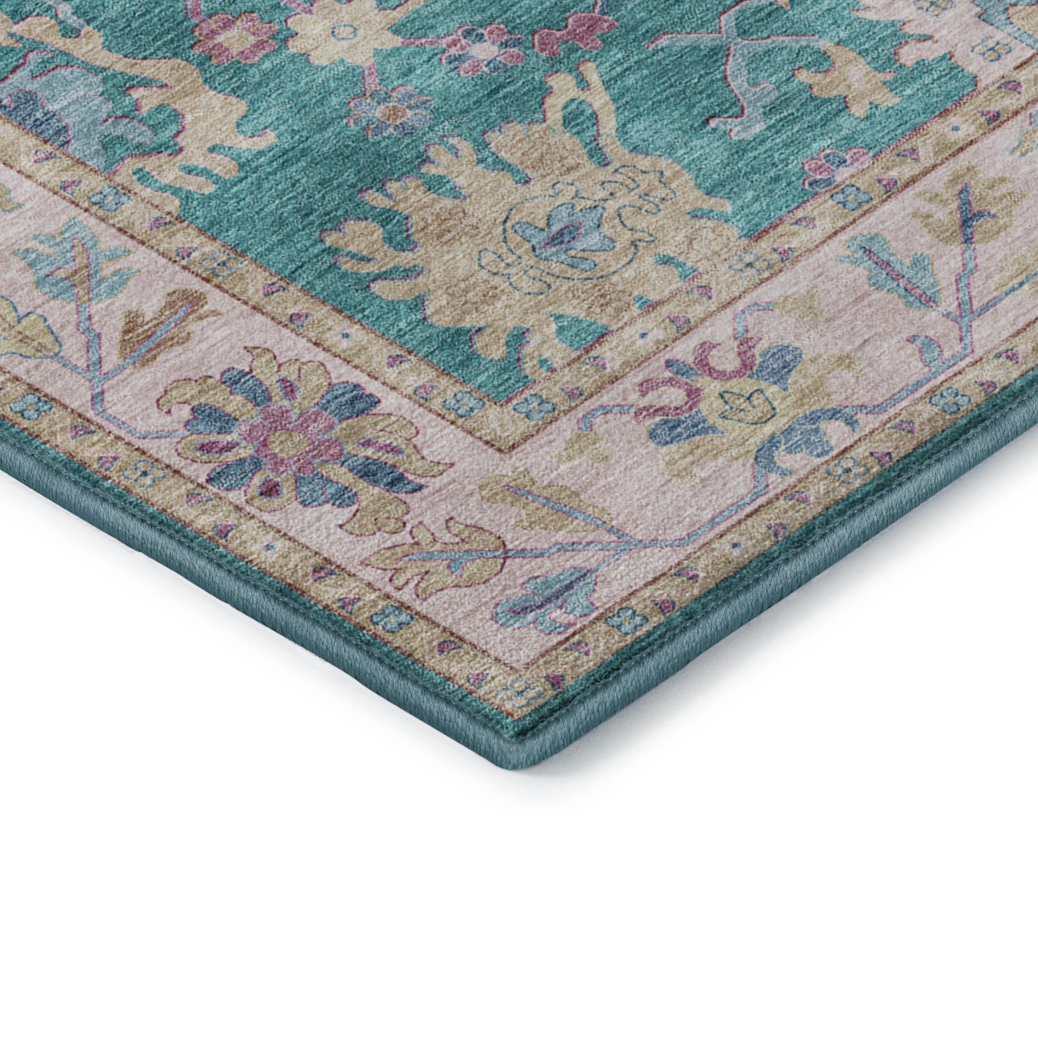 Hatay HY7 Teal Area Rug