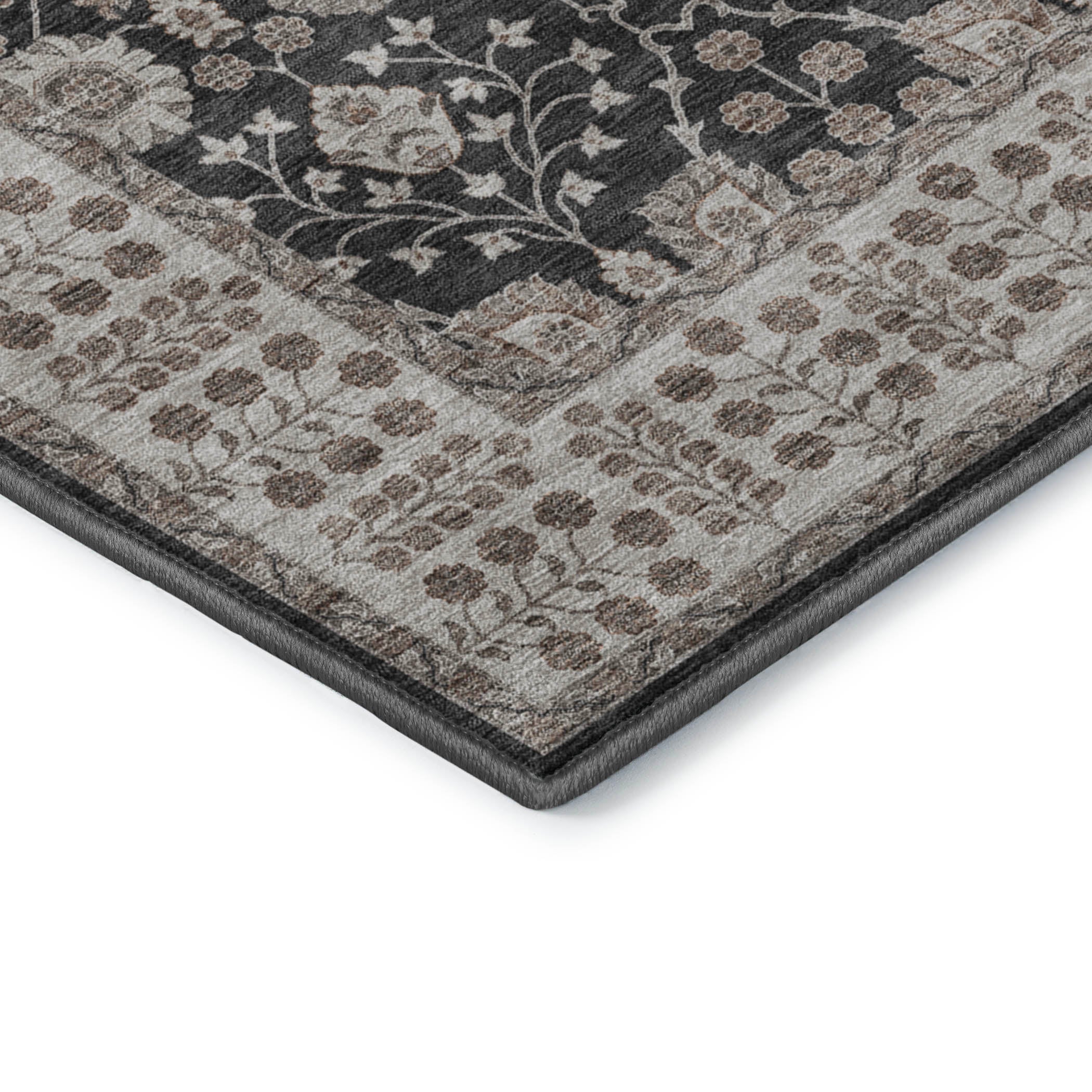 Hatay HY8 Black Area Rug