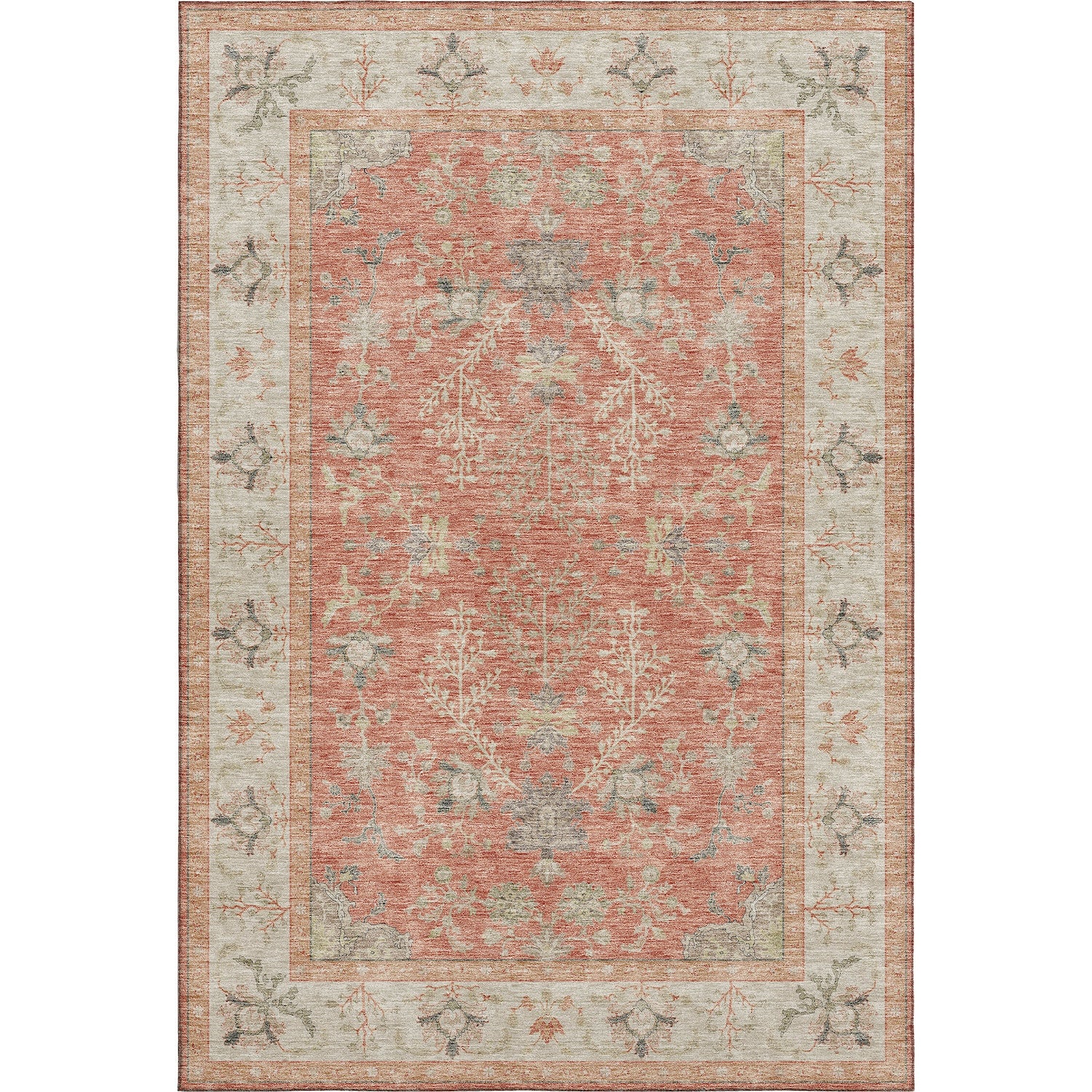 Hatay HY9 Coral Area Rug