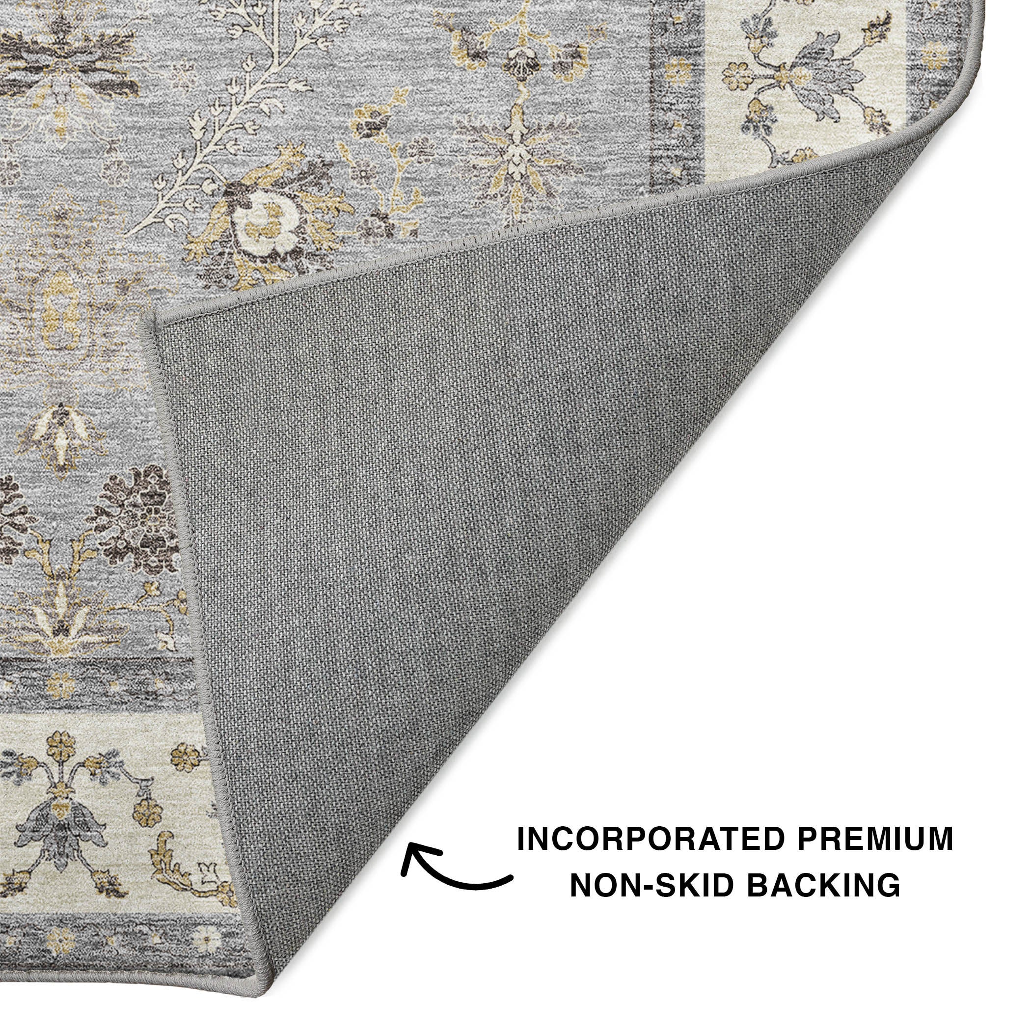 Hatay HY9 Gray Area Rug