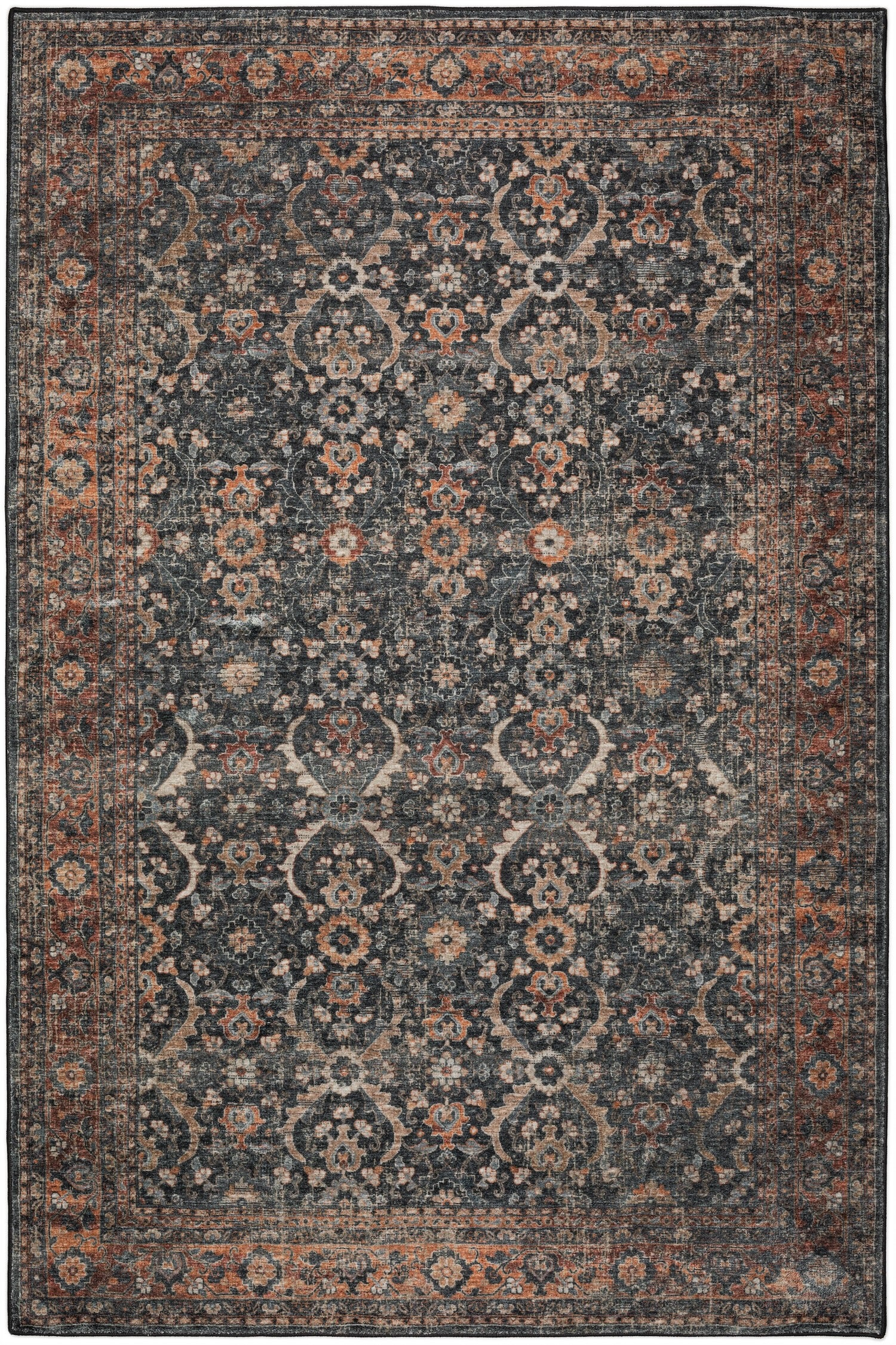 Jericho JC1 Charcoal Area Rug