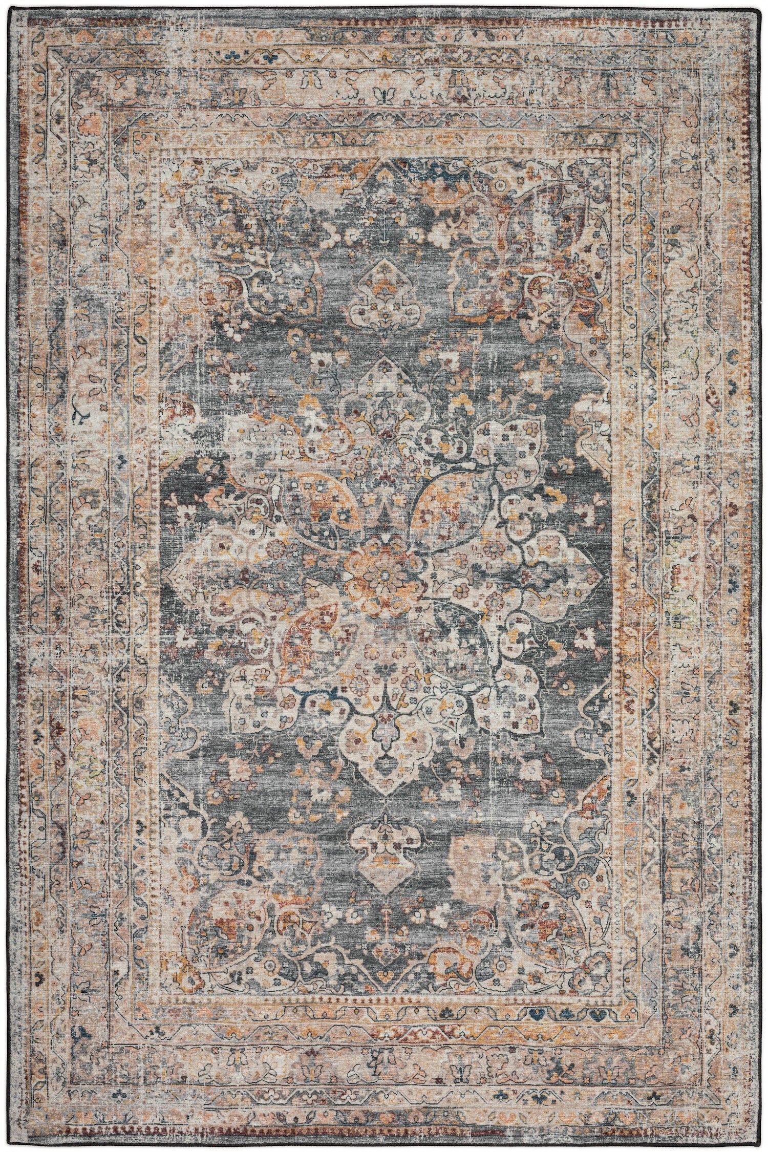 Jericho JC6 Charcoal Area Rug