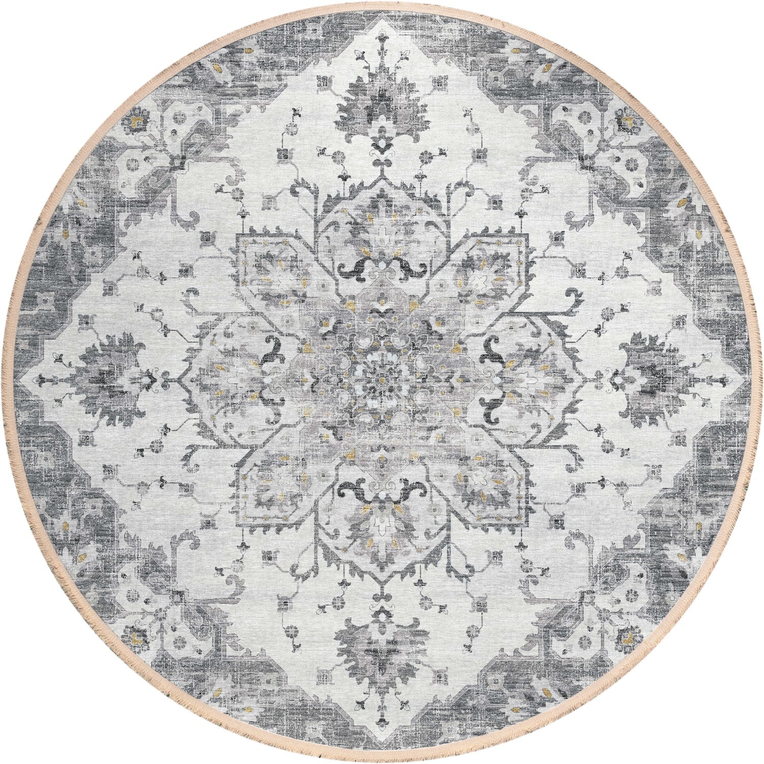 Marbella MB3 Linen Area Rug