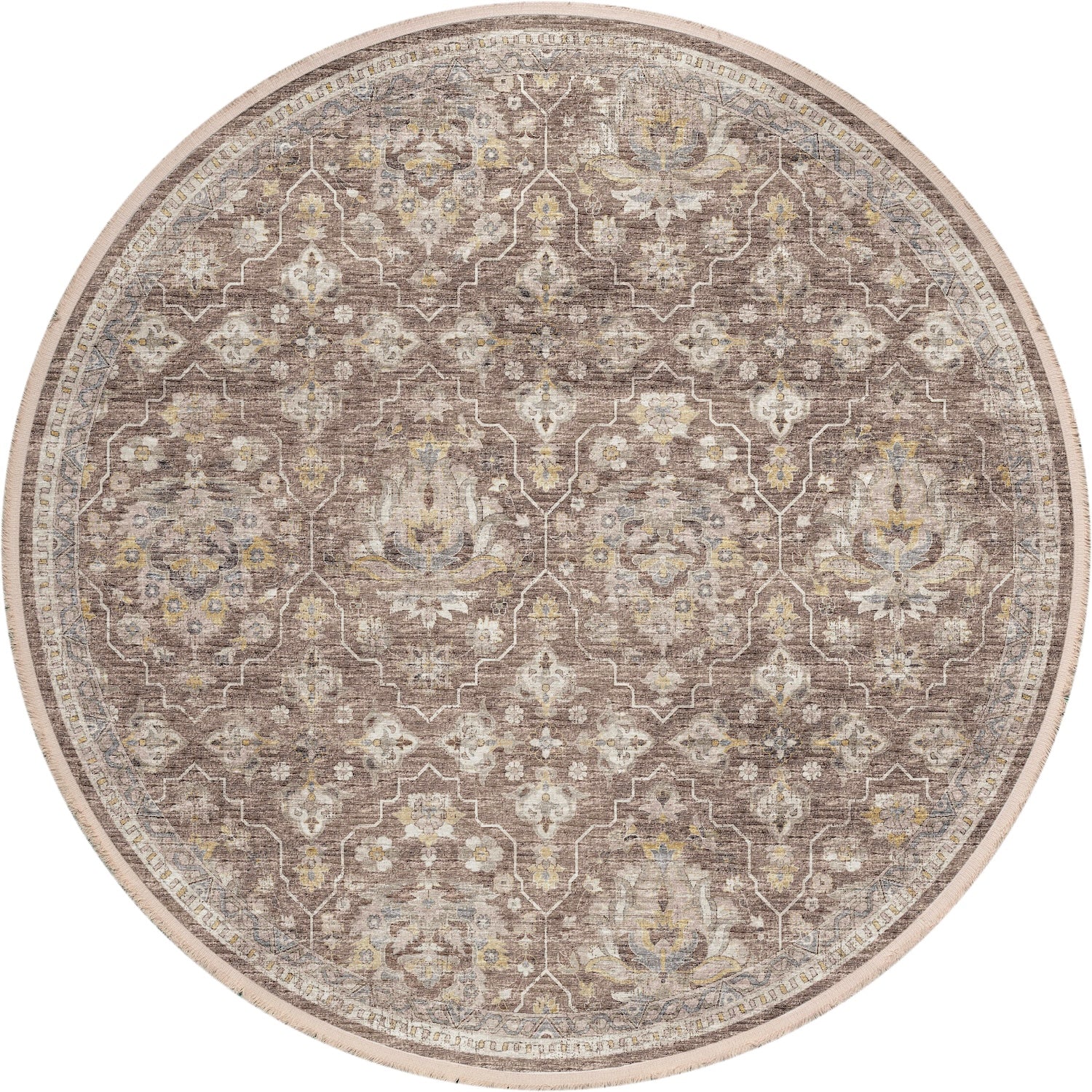 Marbella MB4 Mocha Area Rug