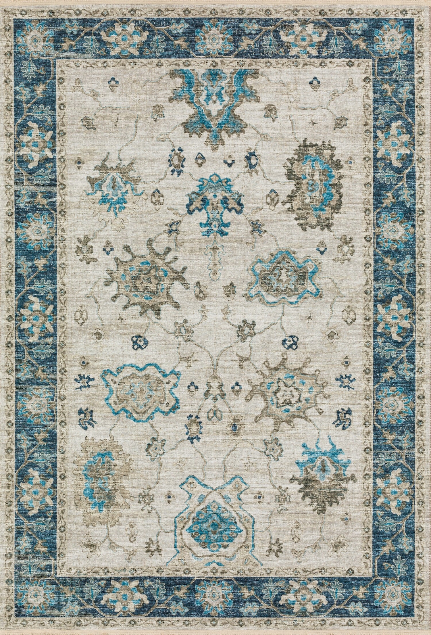 Marbella MB6 Flax Area Rug