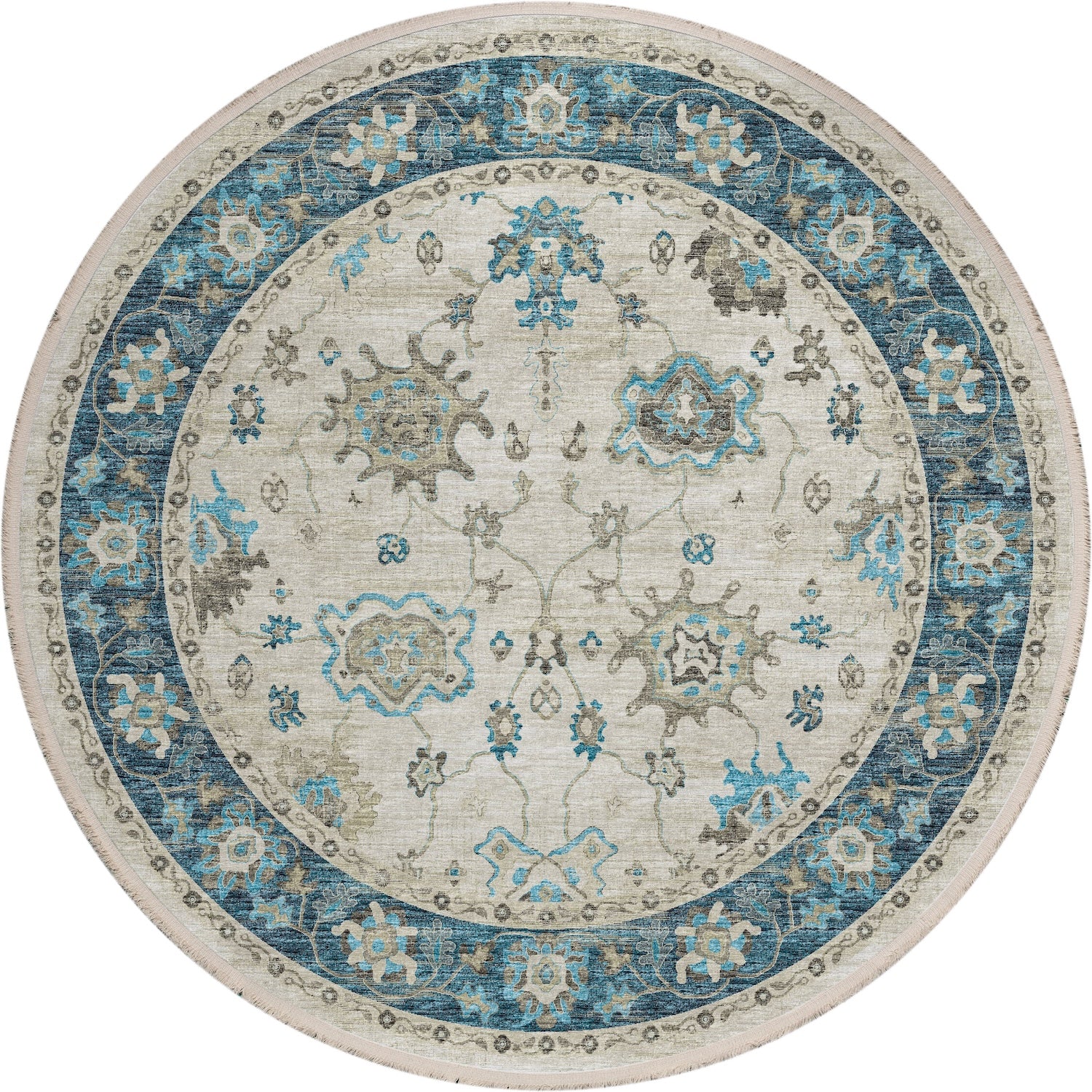 Marbella MB6 Flax Area Rug