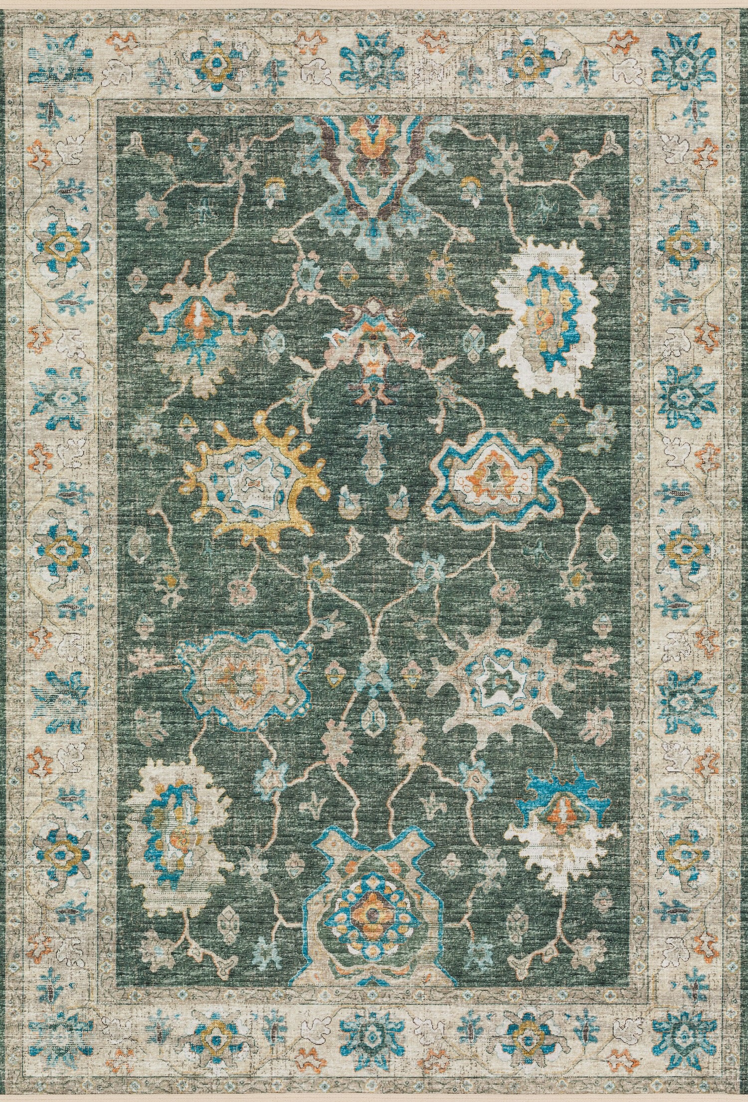 Marbella MB6 Olive Area Rug