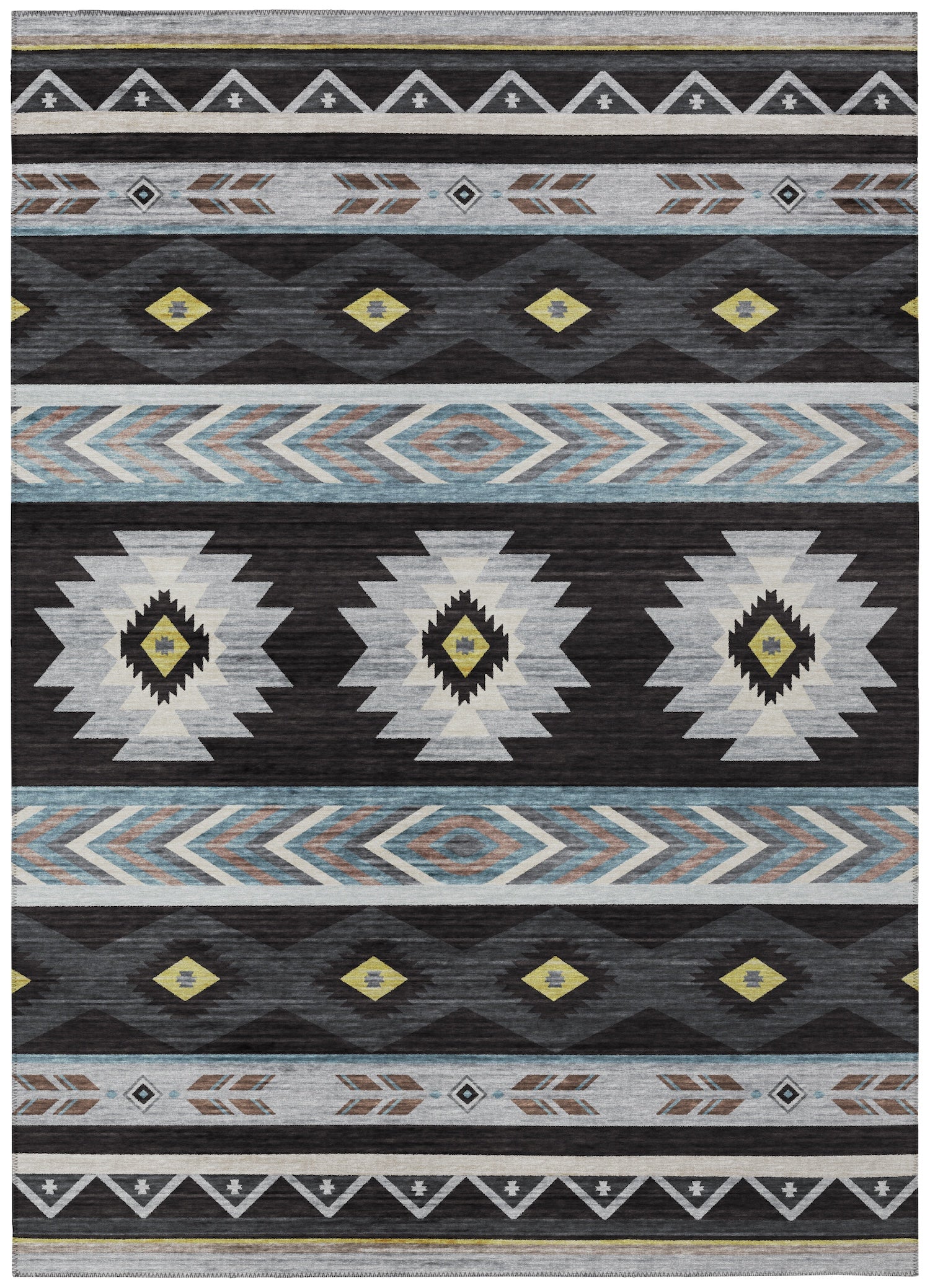 Phoenix PH3 Black Area Rug