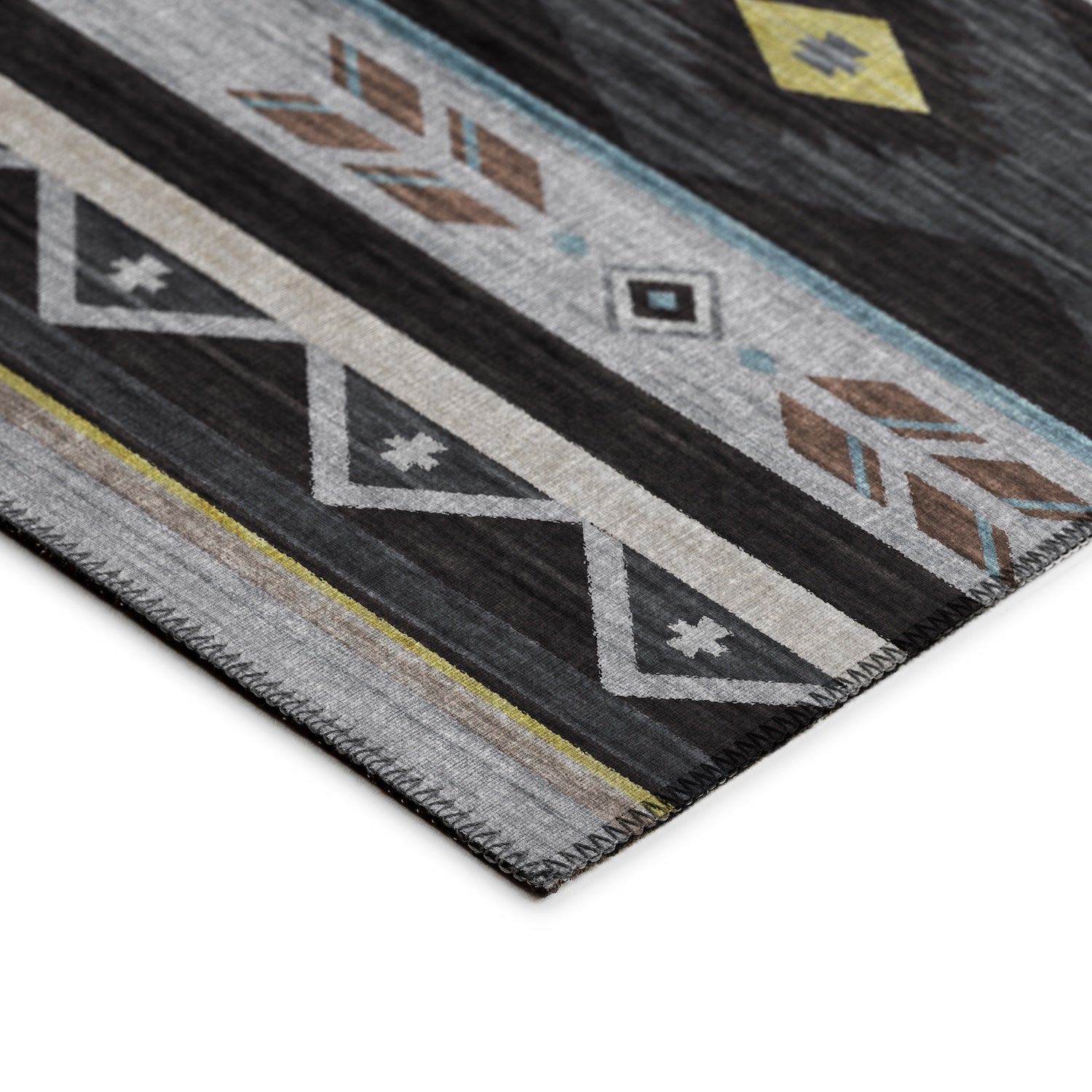 Phoenix PH3 Black Area Rug