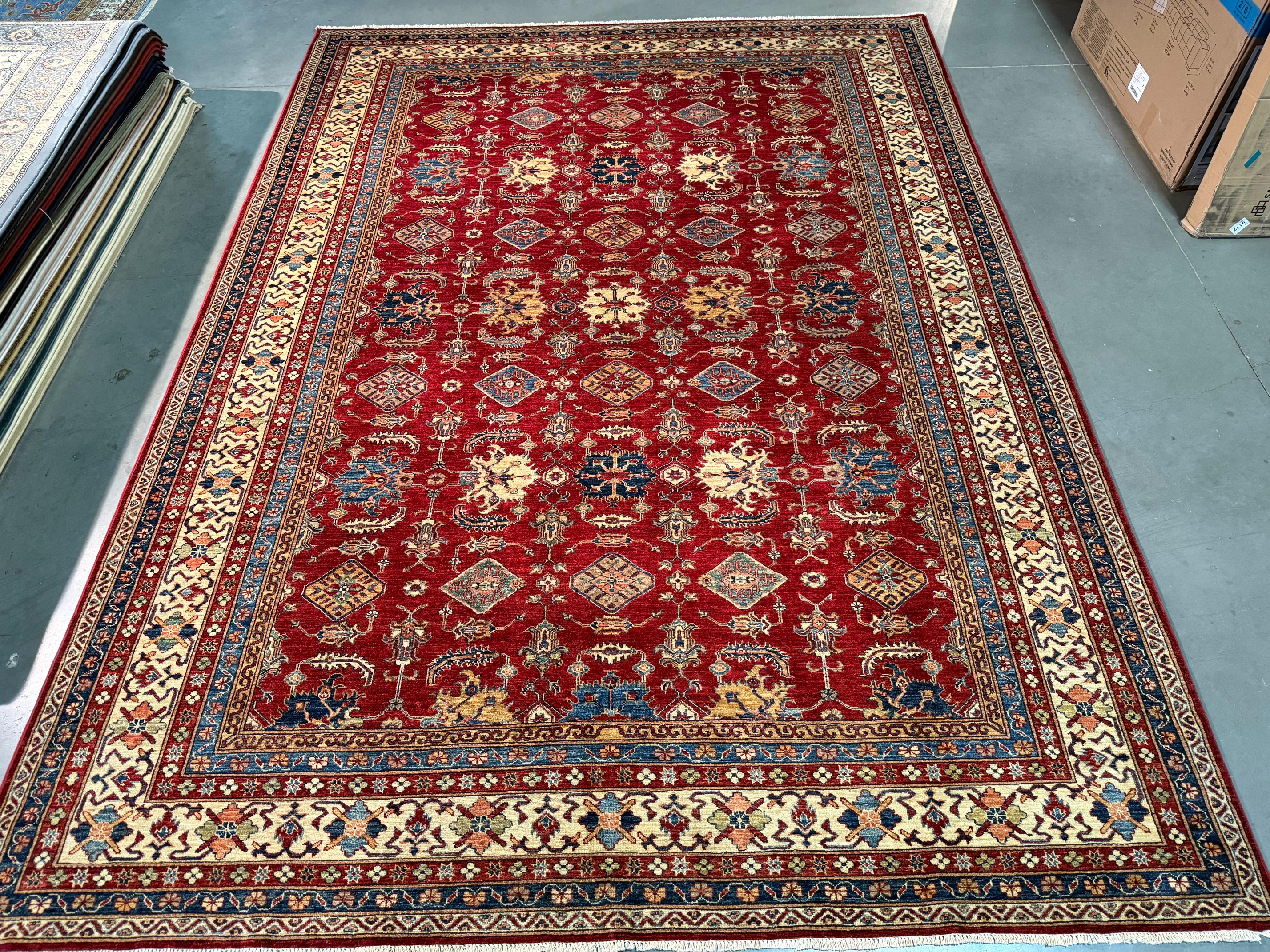 Magnificent Super Kazak Rug 9.1x12.6