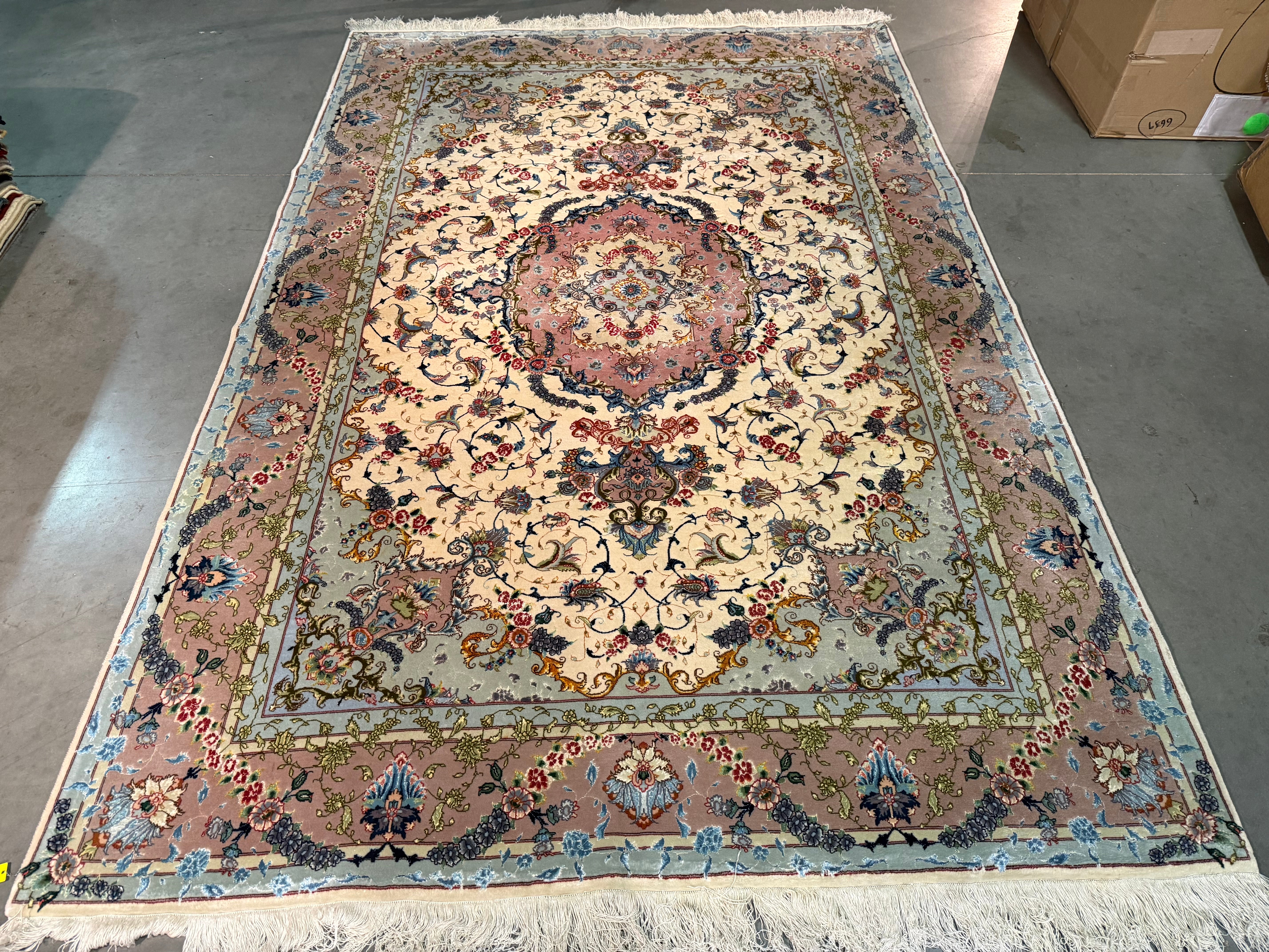 Auth Persian Masterpc Silk & Wool 6.8x10