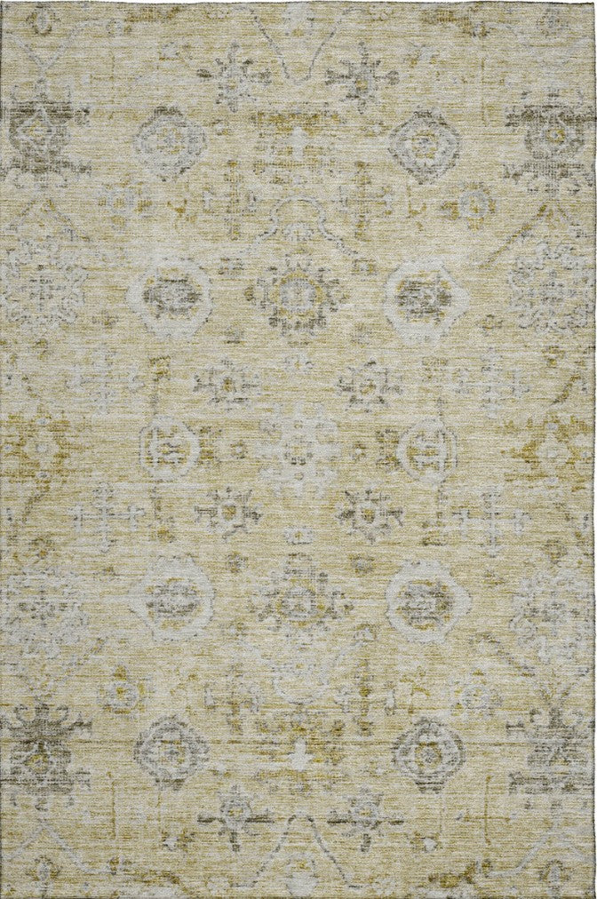 Solace Transitional Rug With Non-Skid Backing -Beige