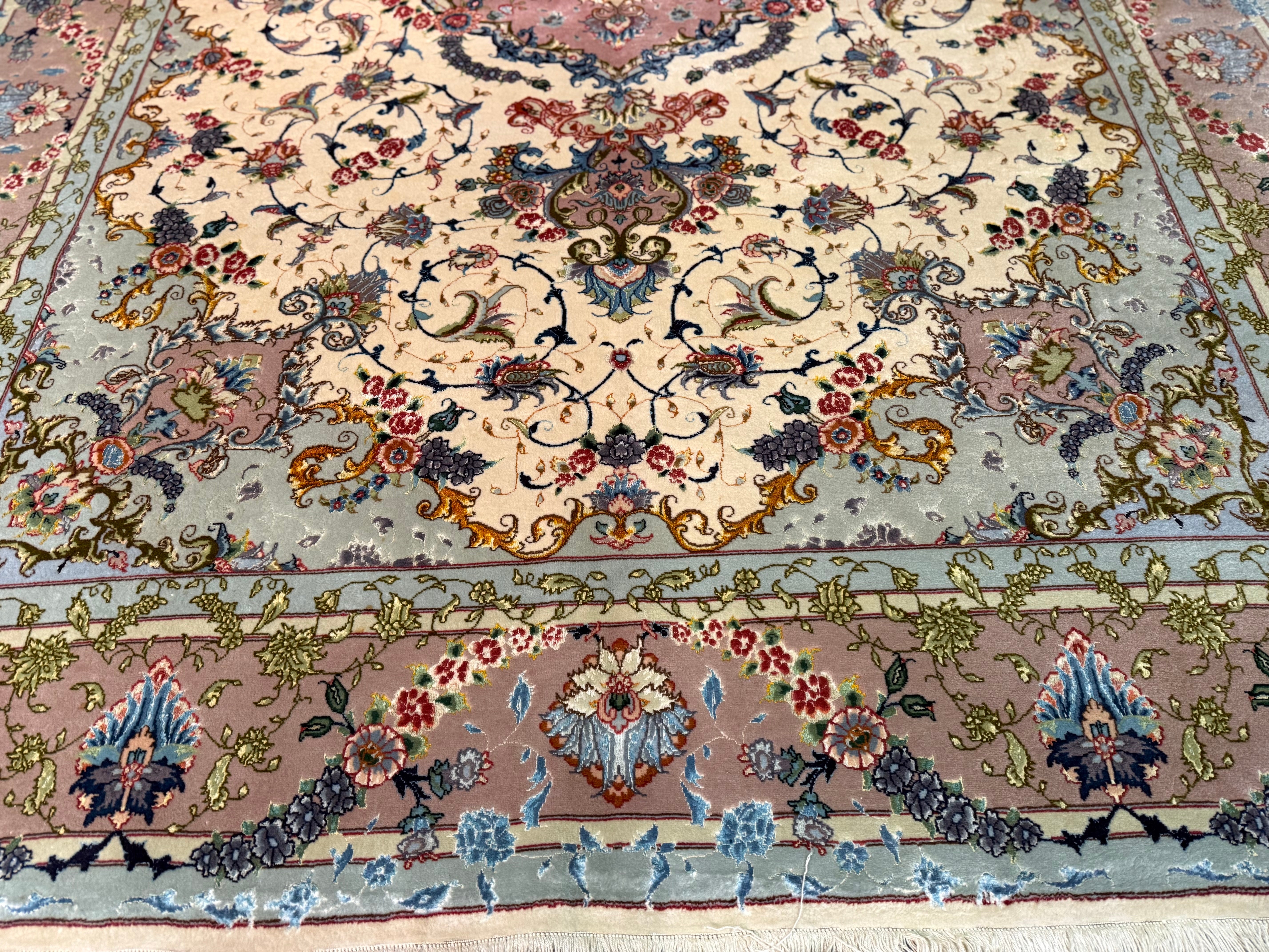 Auth Persian Masterpc Silk & Wool 6.8x10