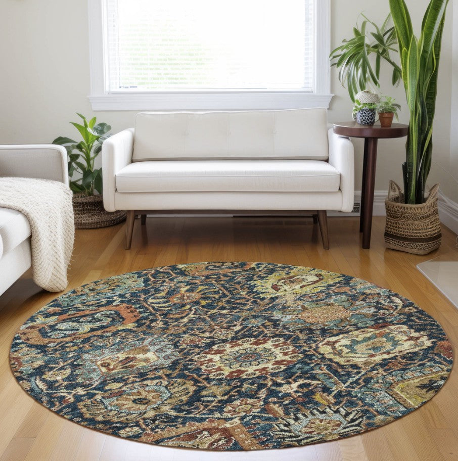 Tabrook TB10 Navy Rug