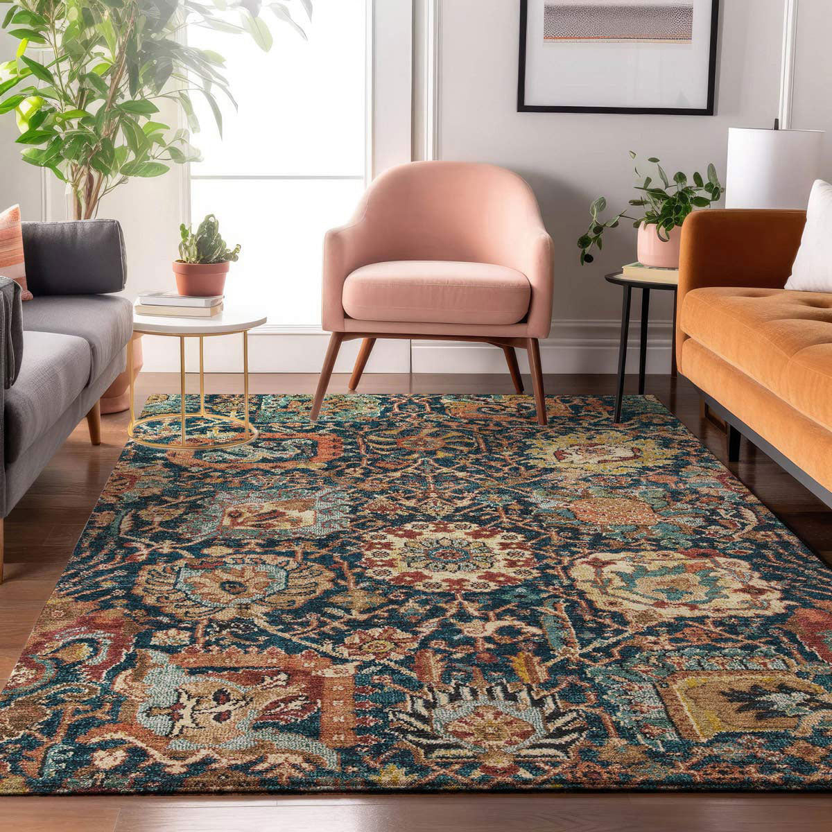 Tabrook TB 10 Transitional Modern Rug - Navy