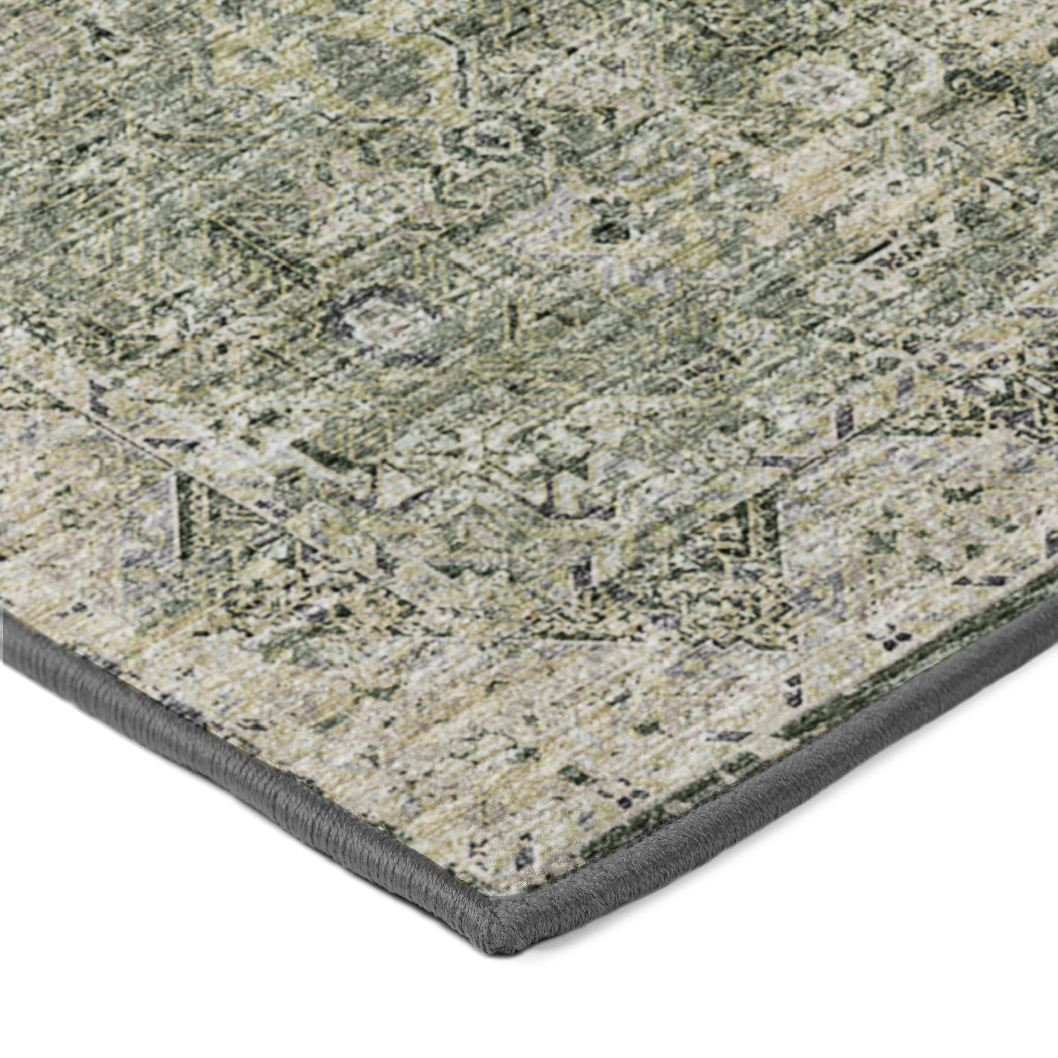 Tuscany TU12 Green Area Rug