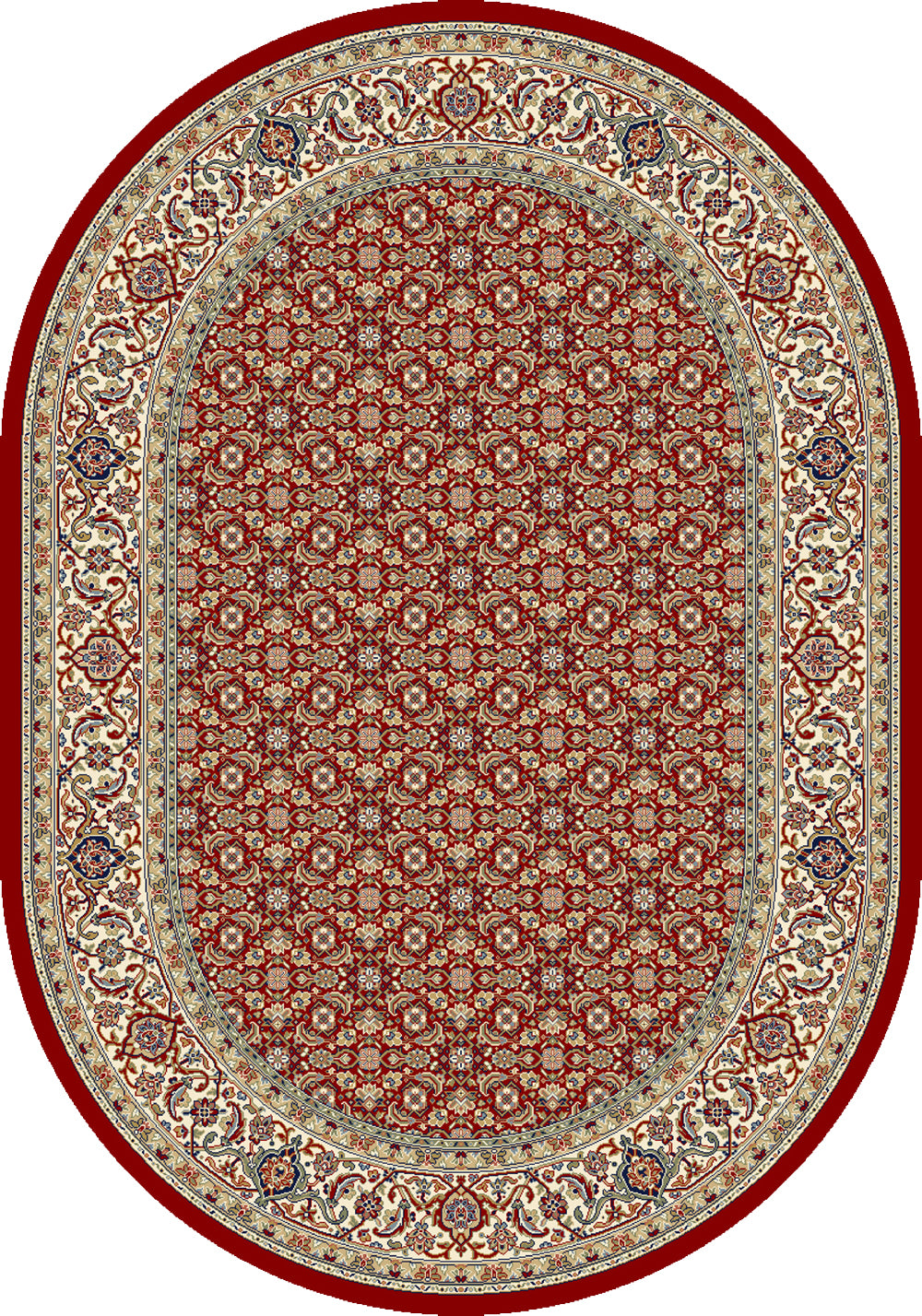 ANCIENT GARDEN Red/Ivory