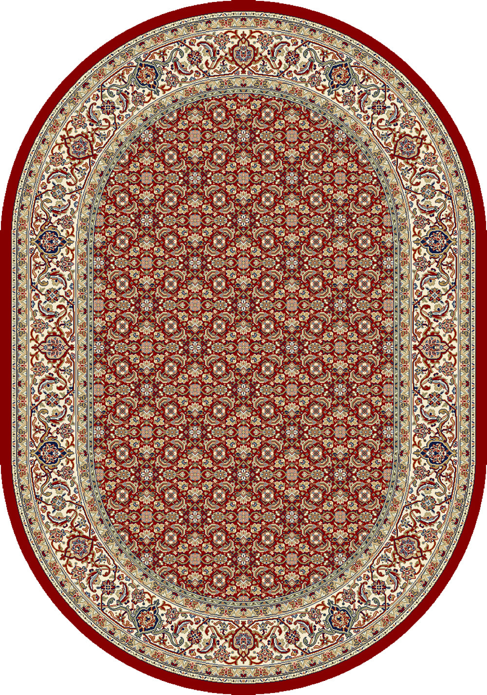 ANCIENT GARDEN Red/Ivory