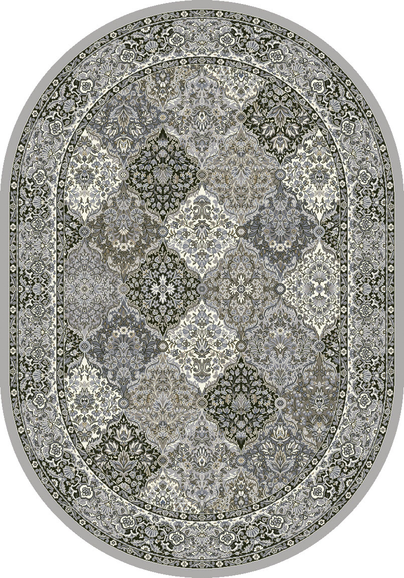 ANCIENT GARDEN Cream/Grey
