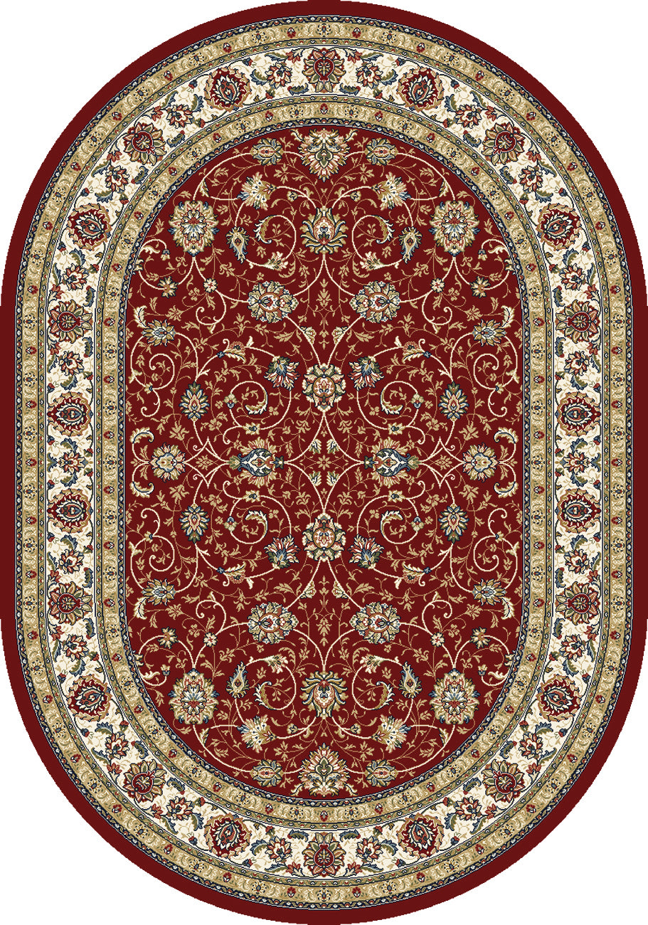 ANCIENT GARDEN Red/Ivory