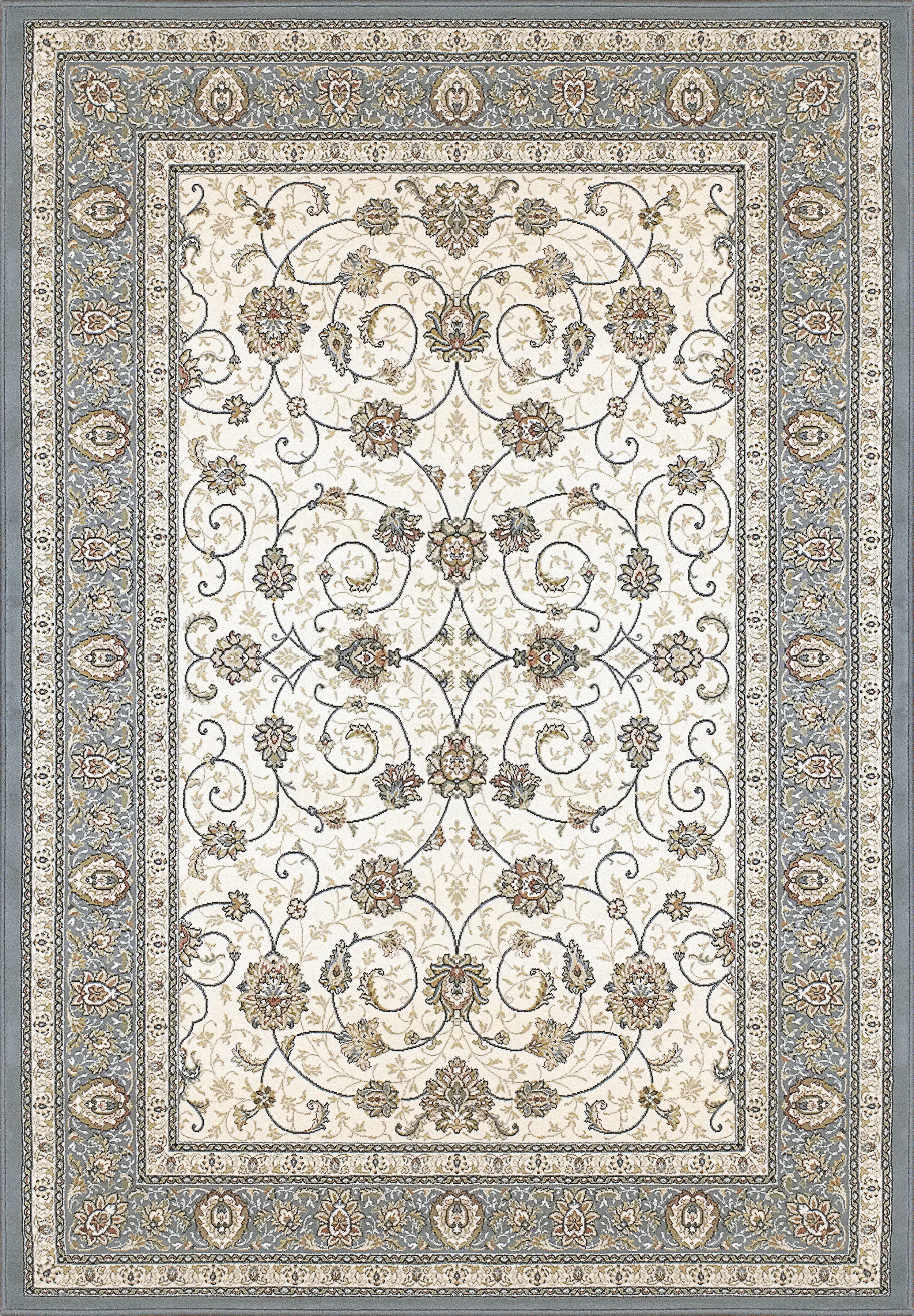 ANCIENT GARDEN Ivory/Light Blue